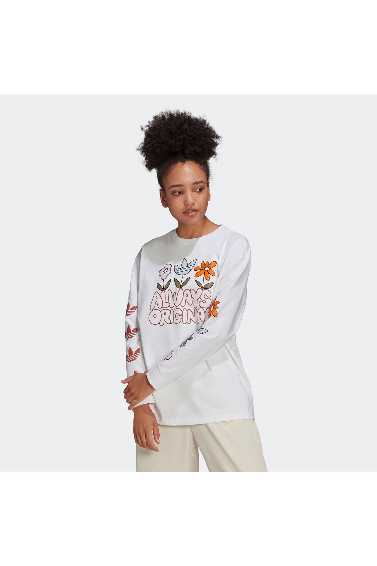 adidas-Bluza ADIDAS pentru femei GRAPHIC LS - HF2013 2
