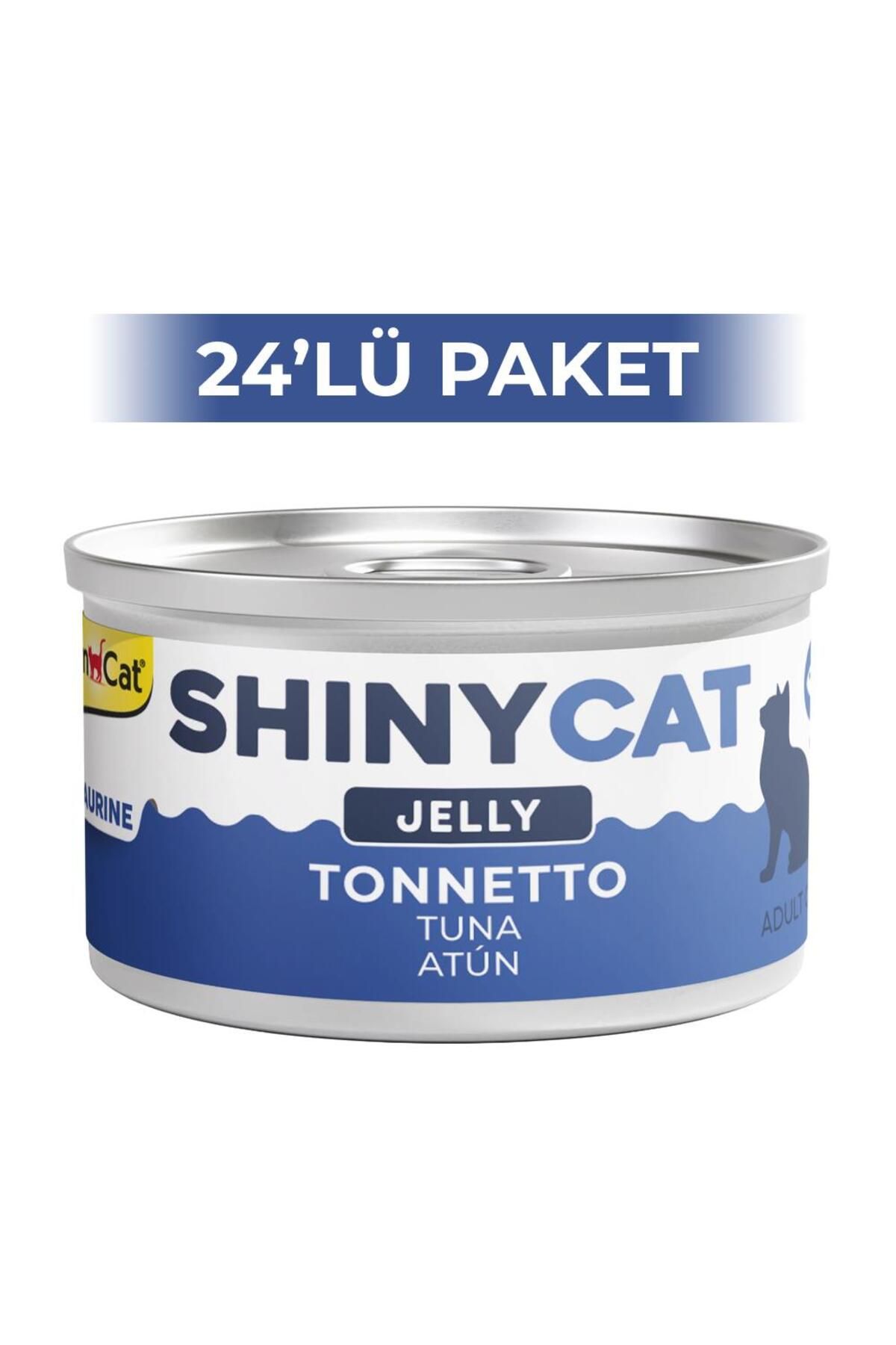 Gimcat Shinycat Jöle İçinde Ton Balıklı Kedi Konservesi 70 gr 24 Adet