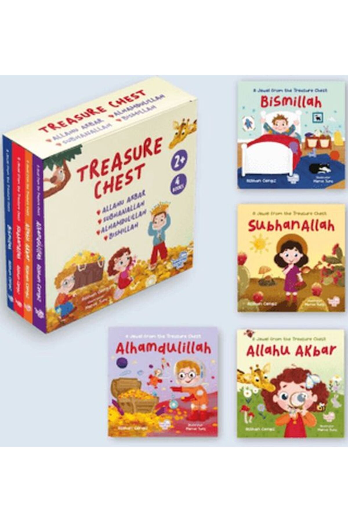 Puset Kitap İngilizce Hazine Sandığı (Treasure Chest) (4 Kitap)