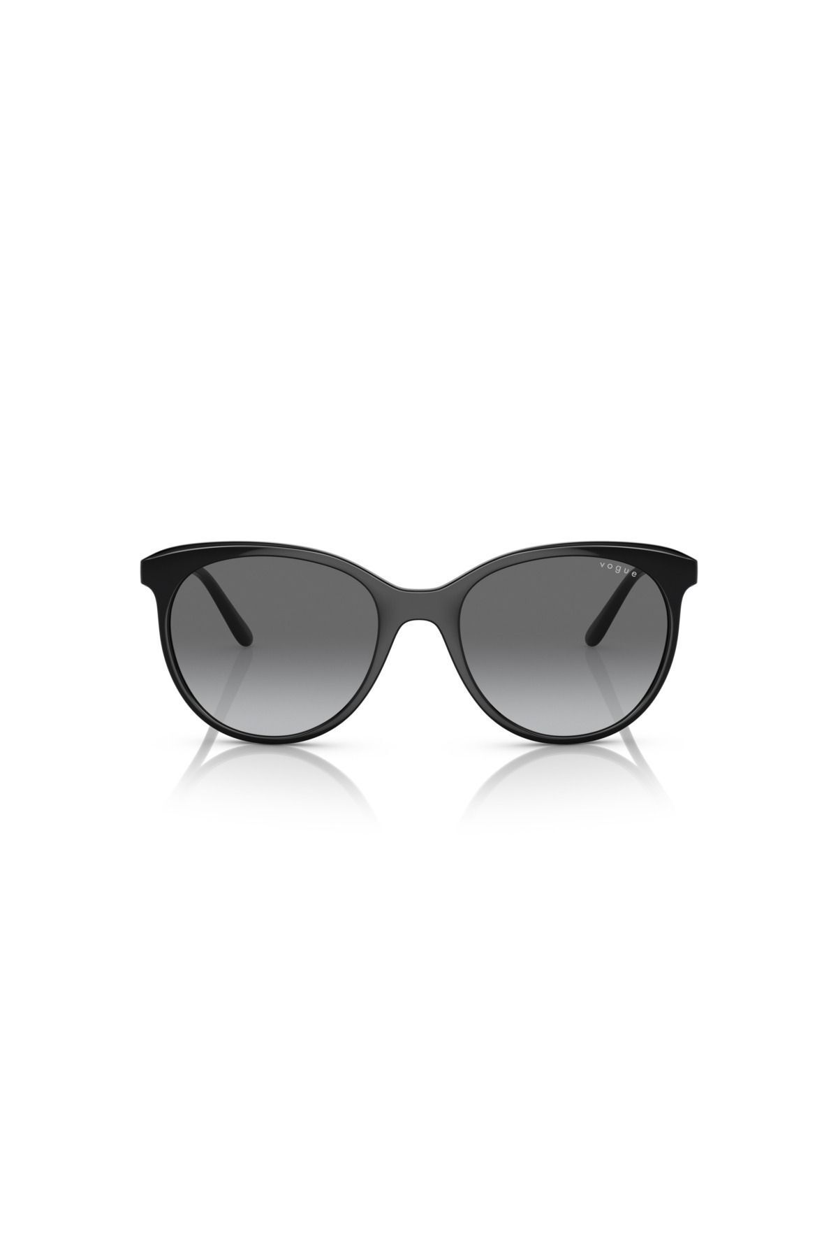عینک آفتابی مشکی مردانه و زنانه فریم گرد 5453-S W44/11 53 Vogue