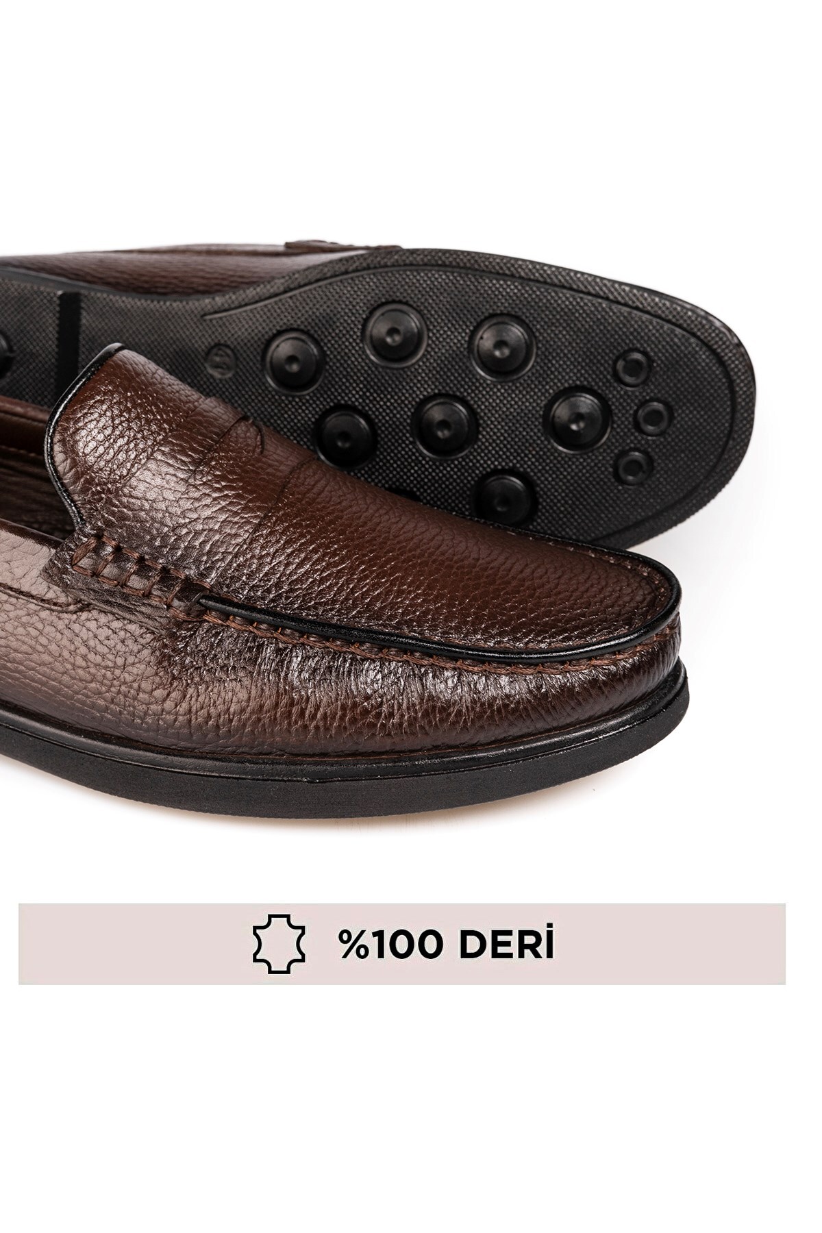 maximoda Hakiki Deri, Tam Anatomik, Poli Tabanlı, İç Dış Deri Erkek Ayakkabı görsel 6