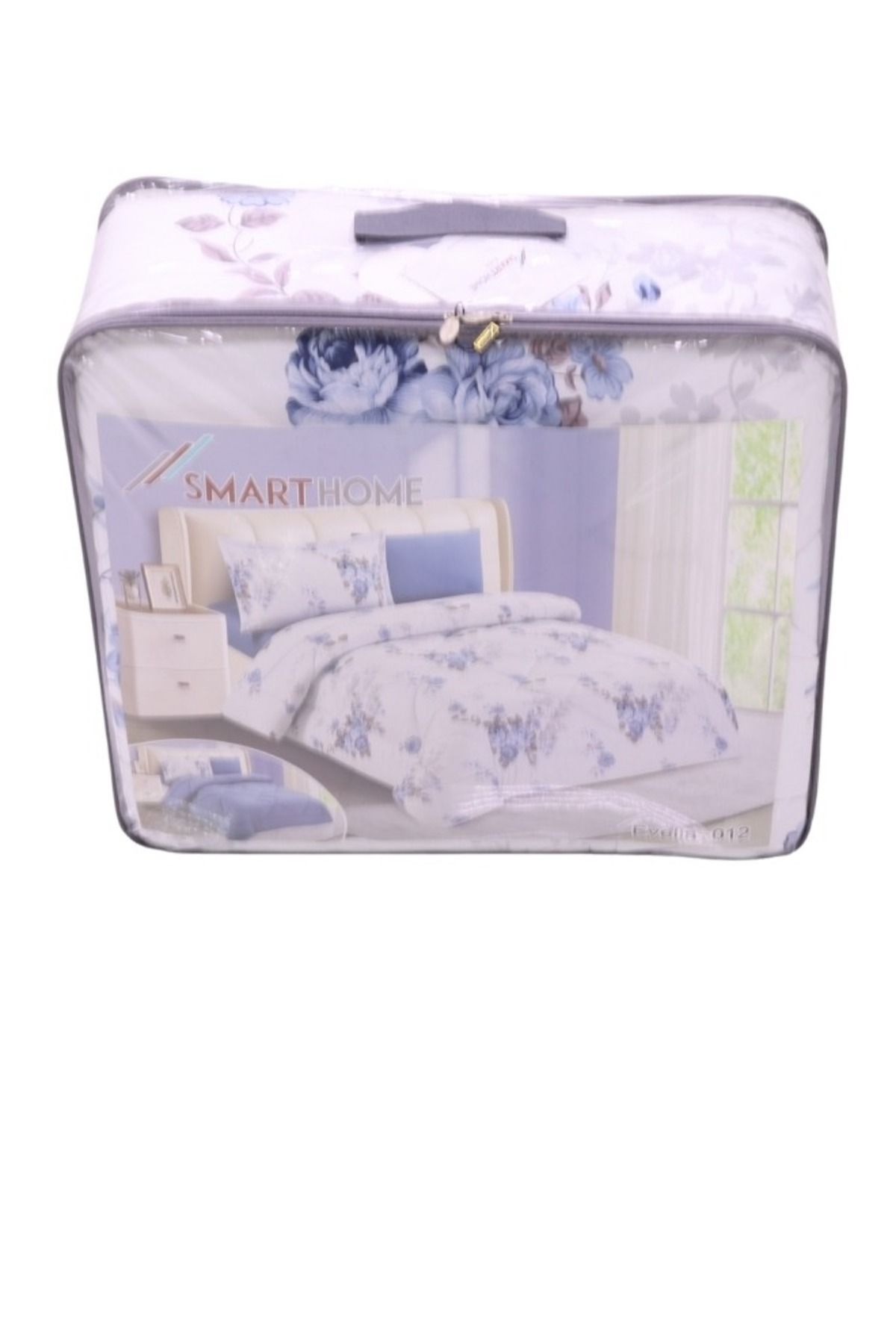 smart home-Comforter set, double-sided mattress consisting of 4 pieces, comforter 4 pieces, 100% microfiber 3