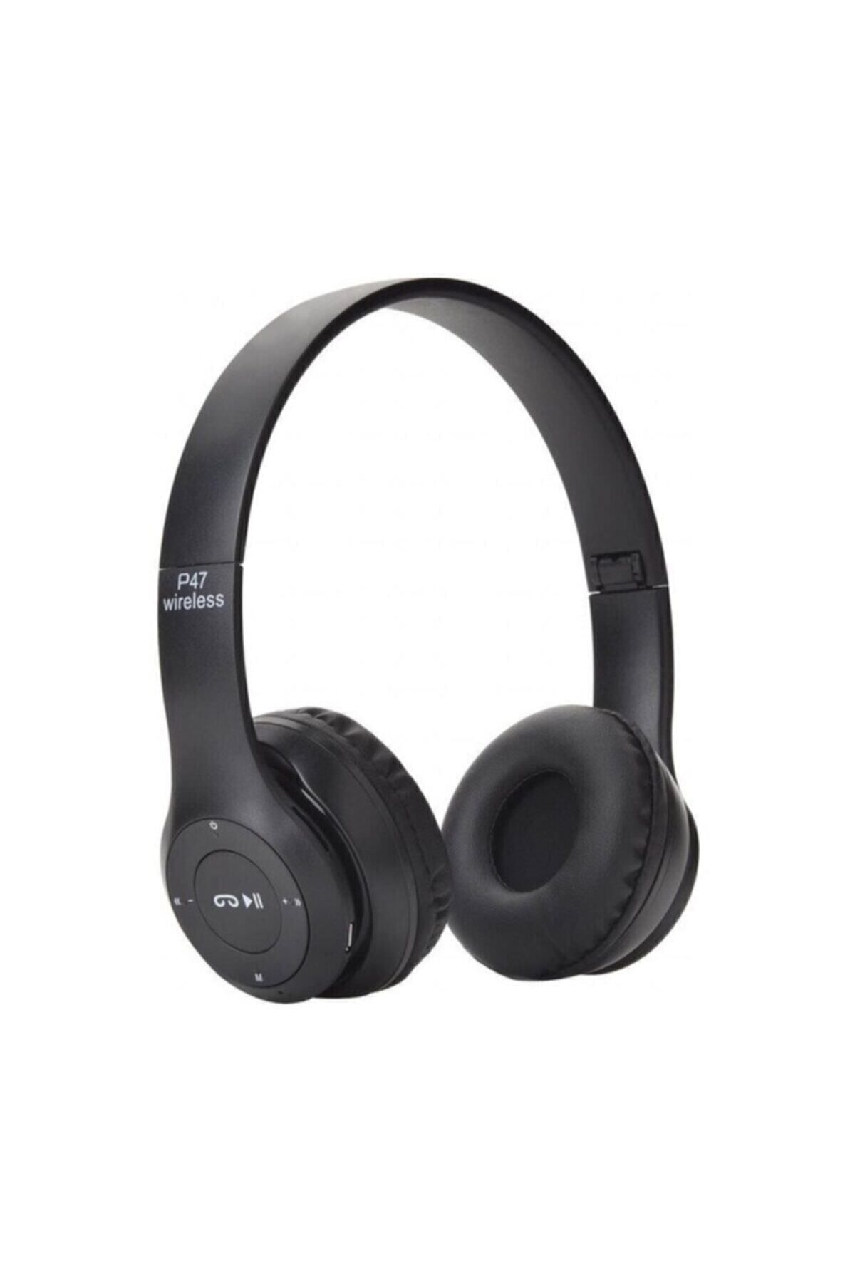 Umut Matbaacılık P47 Wireless Bluetooth 5.0 Edr Kablosuz - Extra Bass - Kafa Üstü Kulaklık