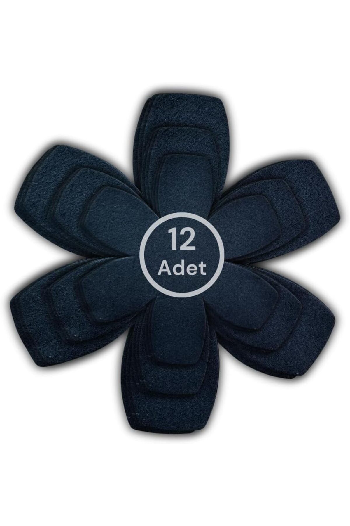 STOREMAX nffashopm 12'li Set Tava Tencere Koruyucu ve Düzenleyici Keçesi Siyah storestarx 1051353