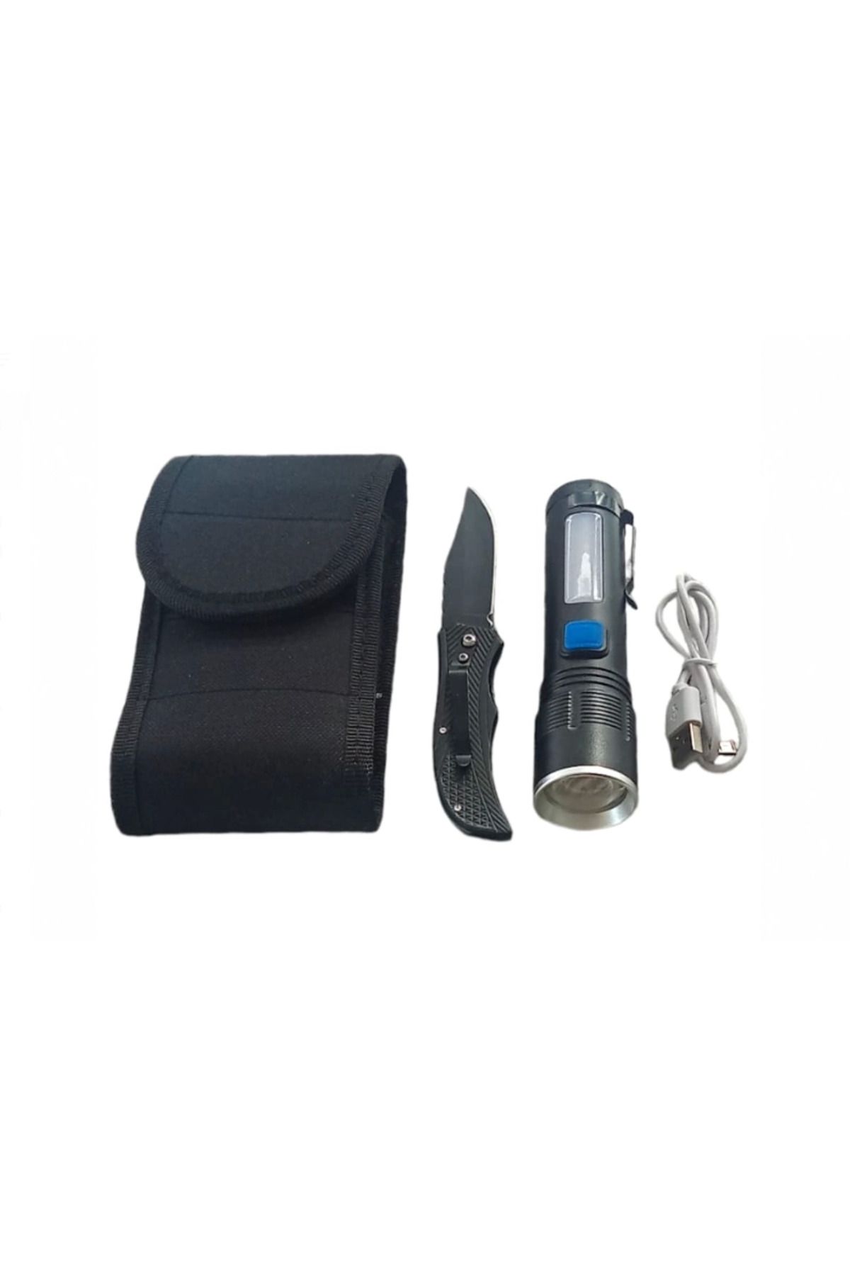 Eldenör F-91 Zoomlu Xhp-50 Güçlü Işık Taşıma Çantalı 2,li Set
