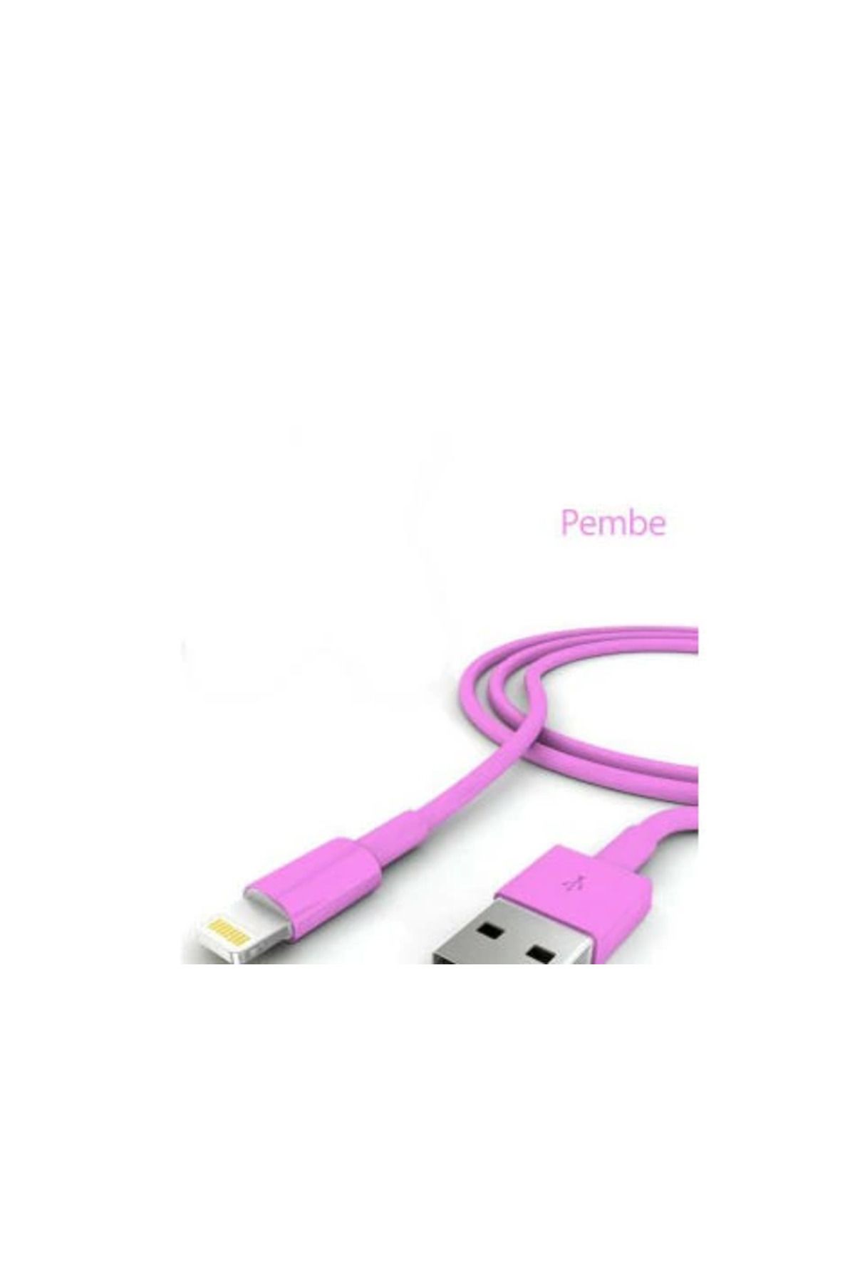 karadağsb İphone Şarj Data Kablosu - Pembe