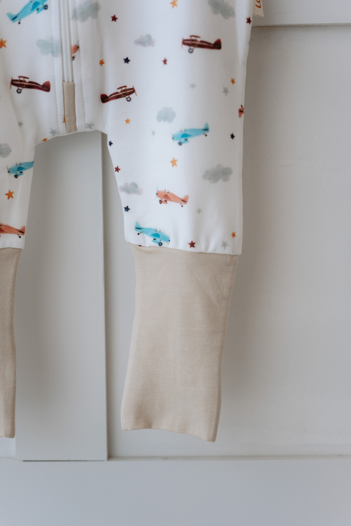 Lollie Baby&Kids Bebek Uyku Tulumu 1.0 TOG, Modal & Pamuk - Uçaklar fotoğrafı 4 (önizleme)