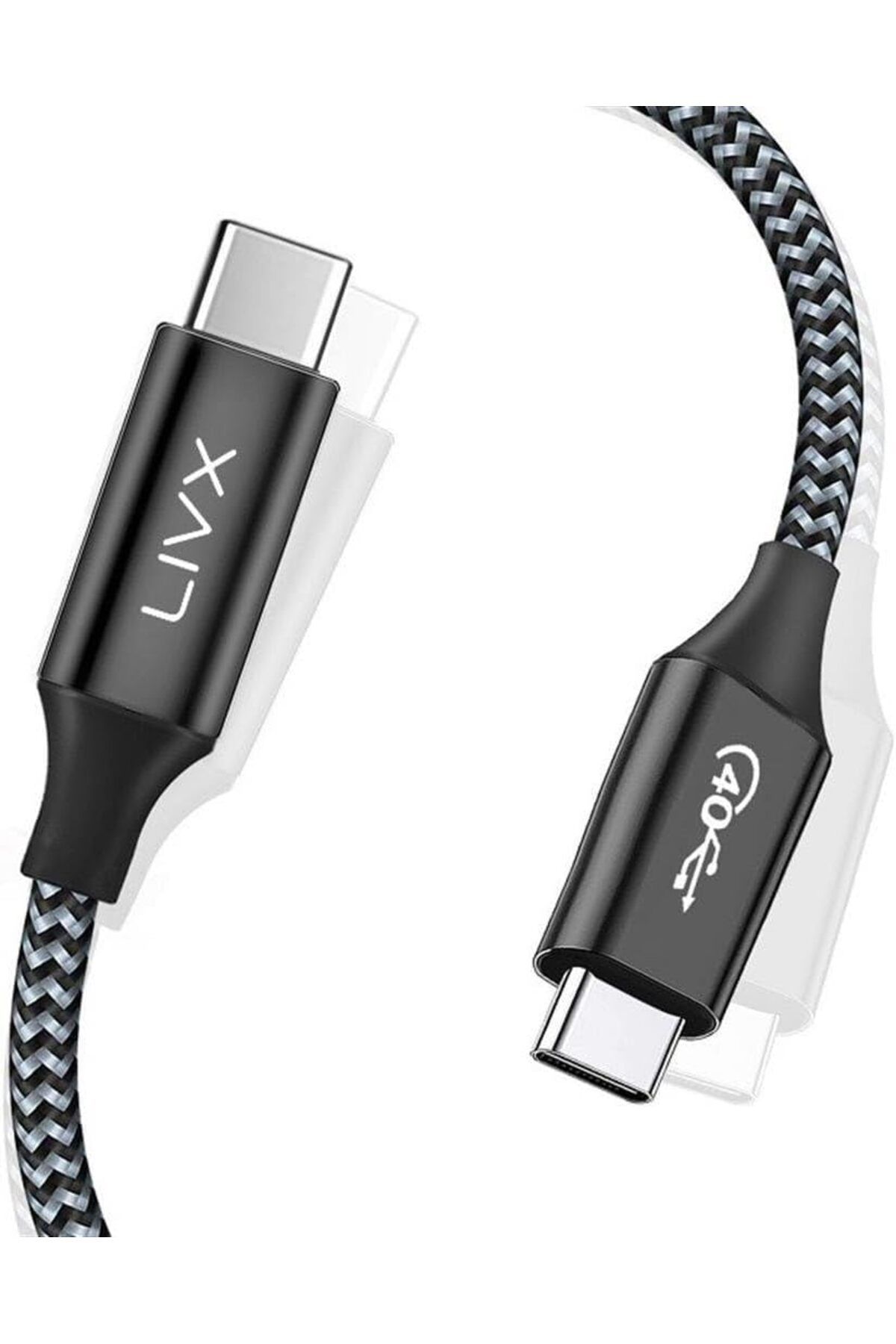STOREMAX dlshop Action Thunderbolt 4 Type C Kablo 100 W PD Şarj 1.8 Metre 40 Gbps Veri ve Görüntü Aktarı
