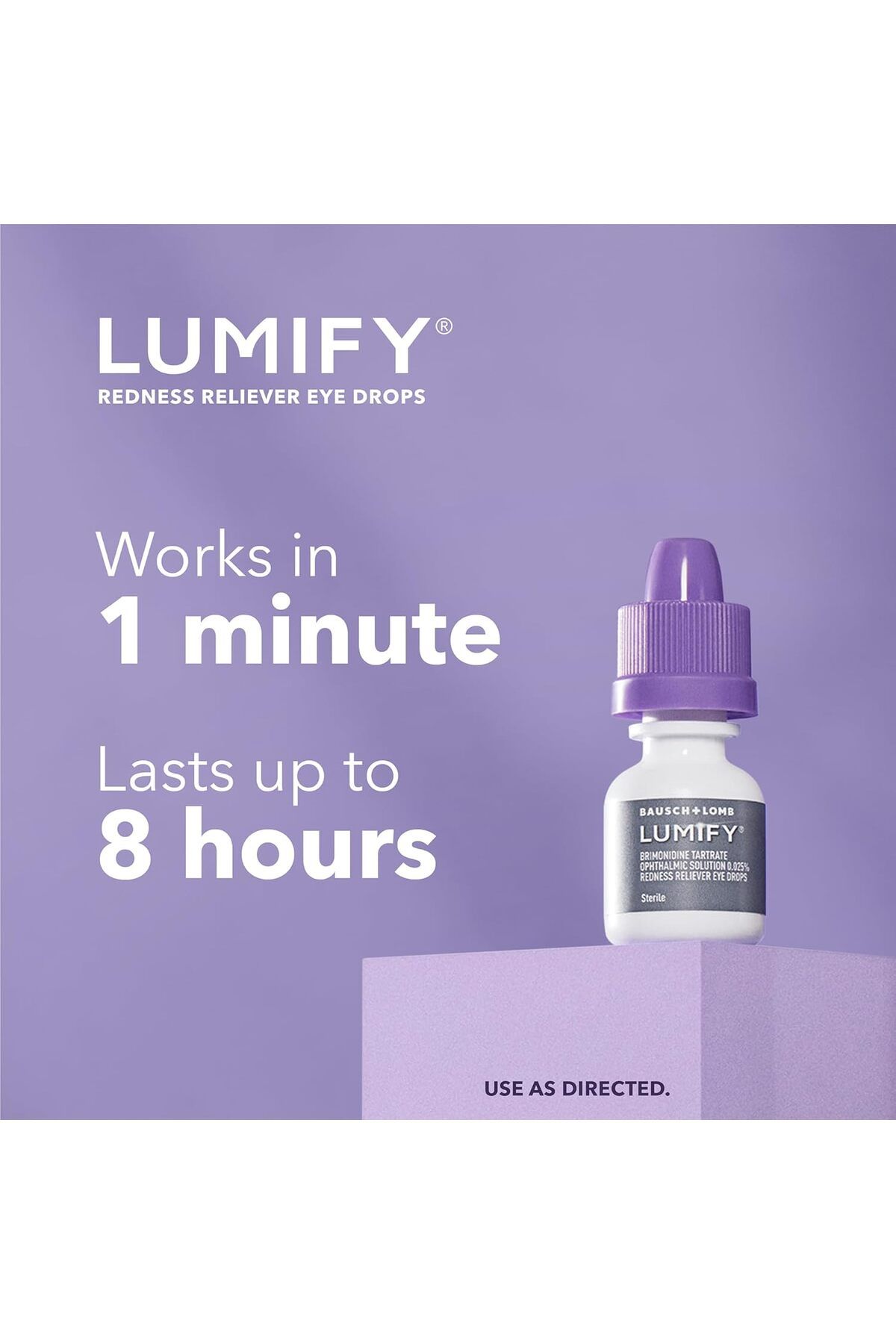 Lumify-Redness Reliever Eye Drops For Whiter & Brighter Looking Eyes 2.5 mL 3