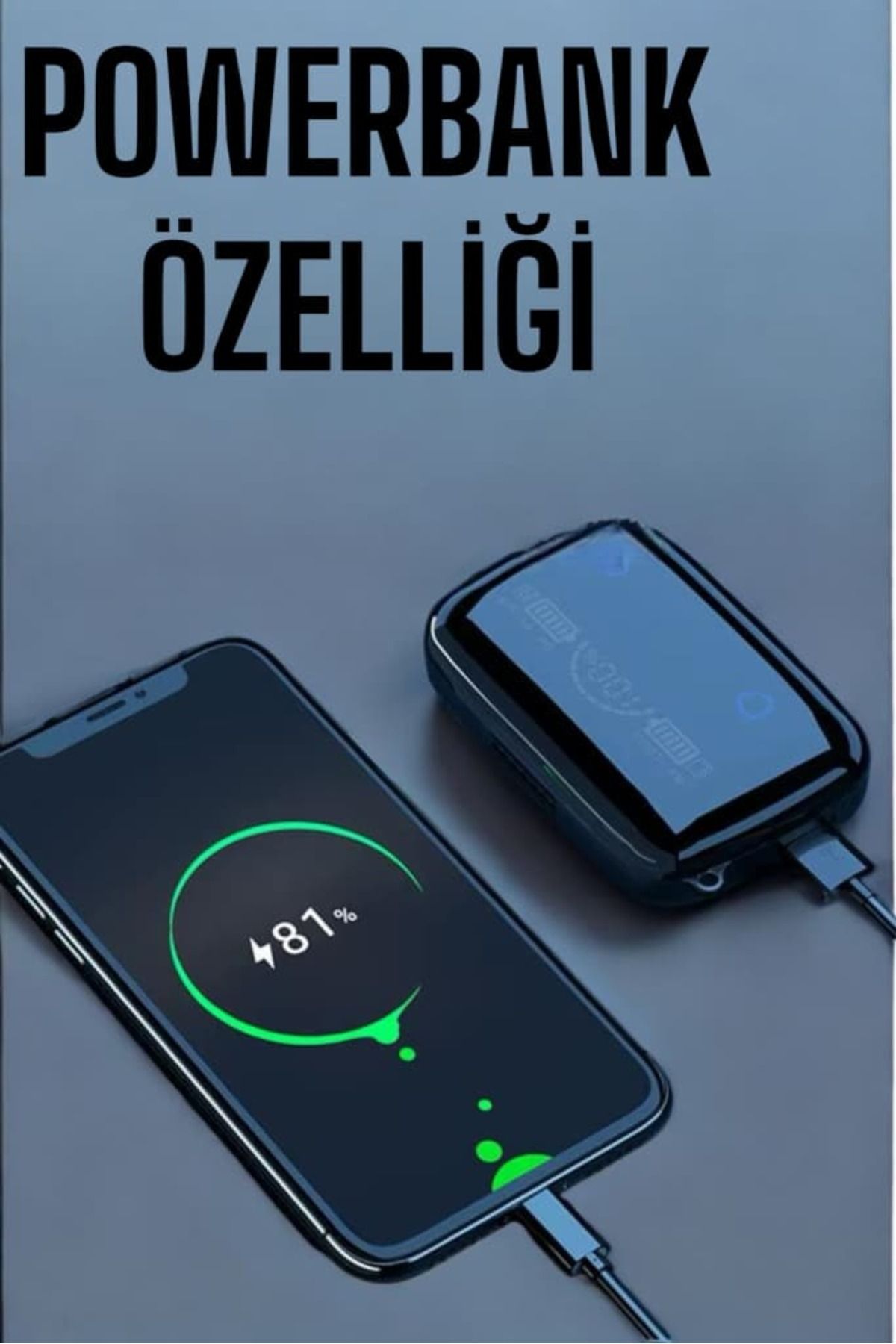 HEPSİCEPTE M19 Bluetooth'lu Kulaklık Aktif Gürültü Engelleyici