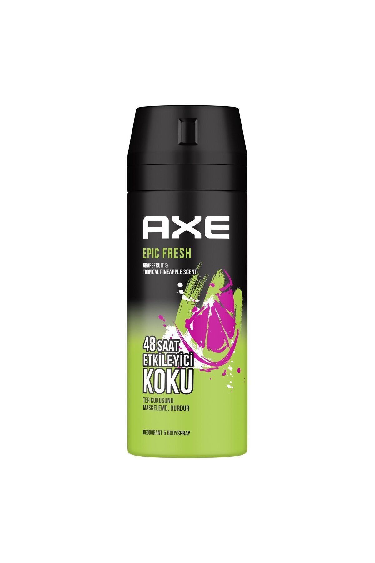 MATMEL Axe Erkek Deodorant & Bodyspray Epic Fresh 48 Saat Etkileyici Koku 150 ML