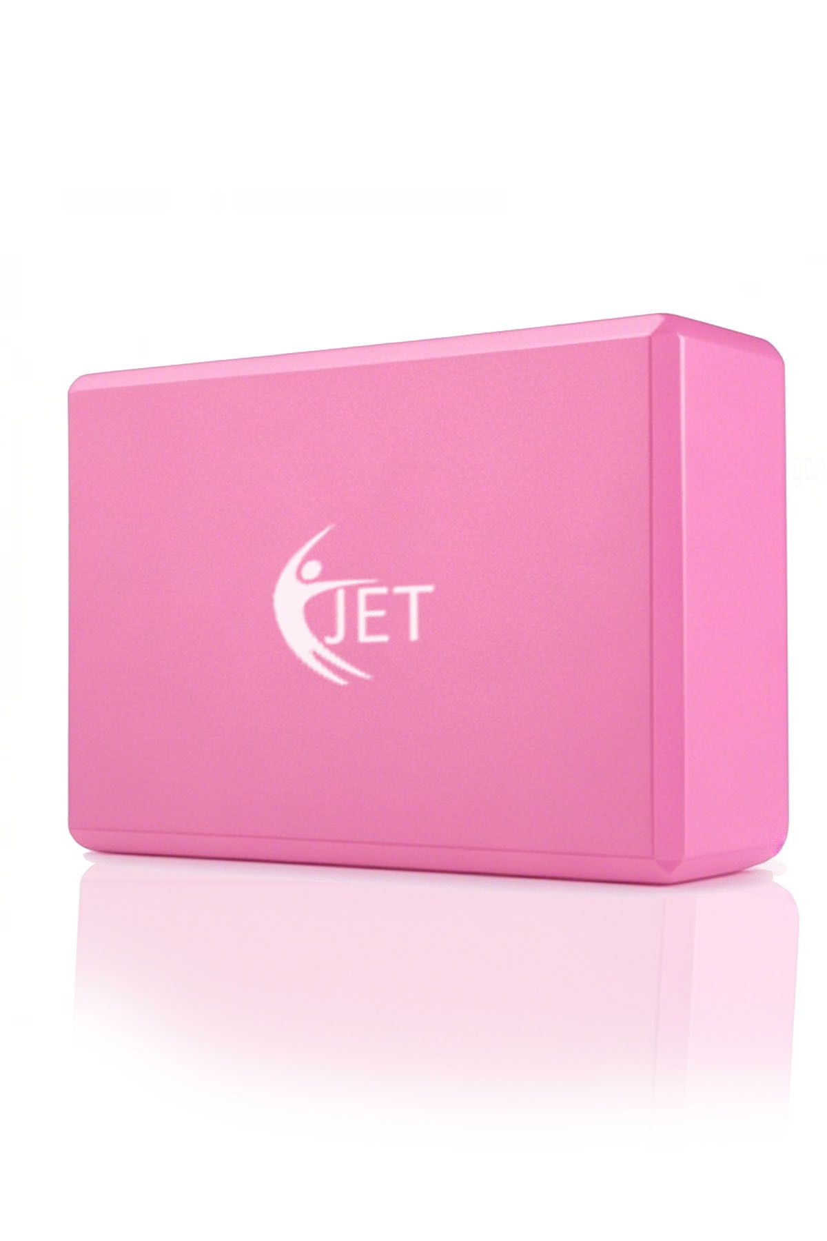 Jet Yoga Tuğlası Eva Yoga Blok Pilates Ve Yoga Egzersiz Denge Bloğu Pembe
