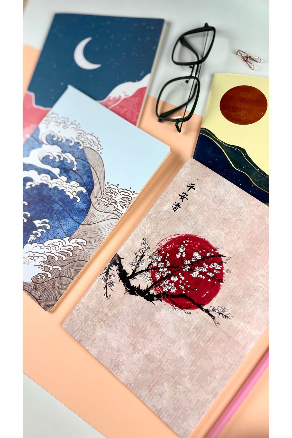 Apeirona | Limitless Art-Large Size 4 Pieces Wire Stitched NoteBook Set 8