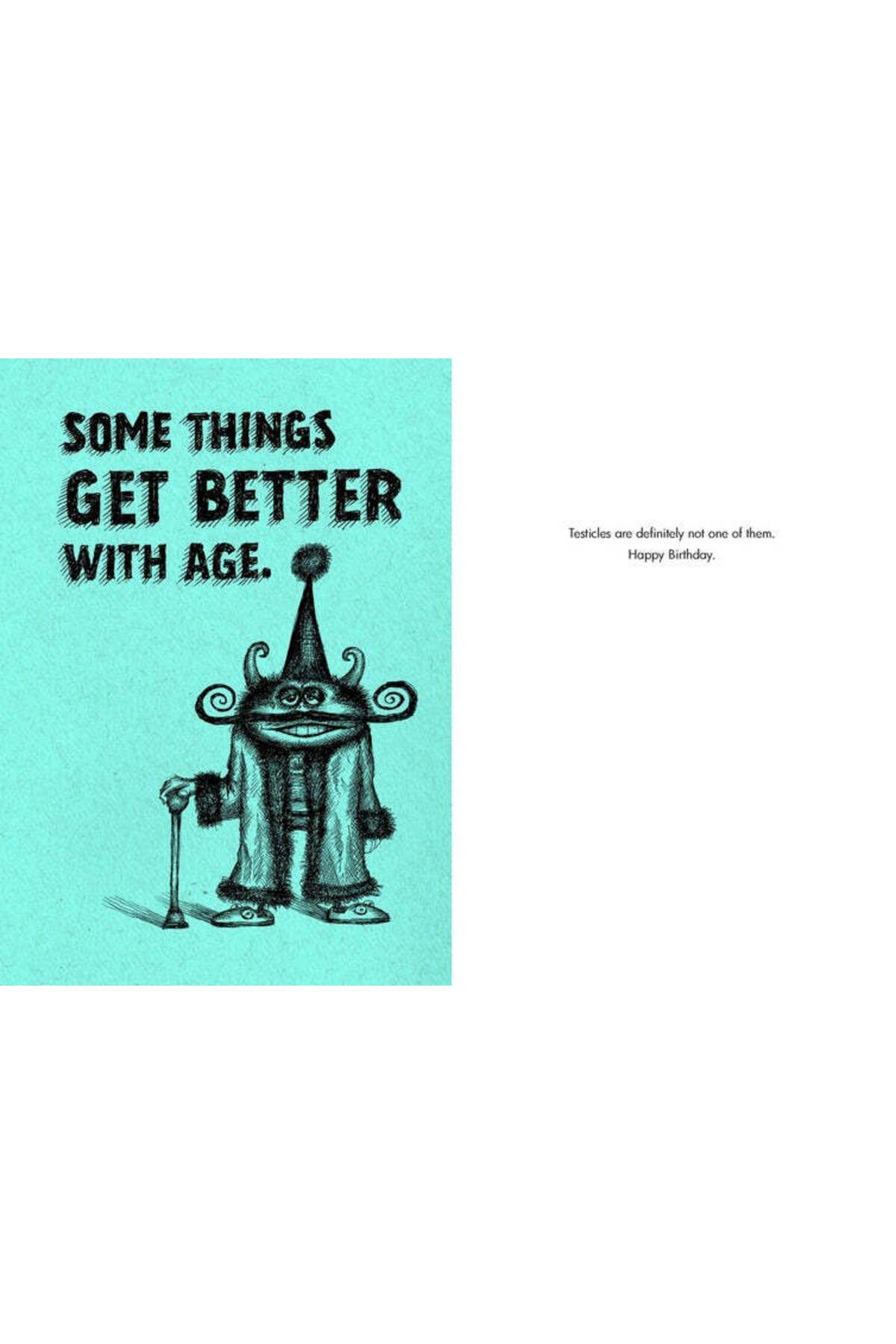Bald Guy-Birthday - Some Things Get Better With Age Greeting Card [206] 2