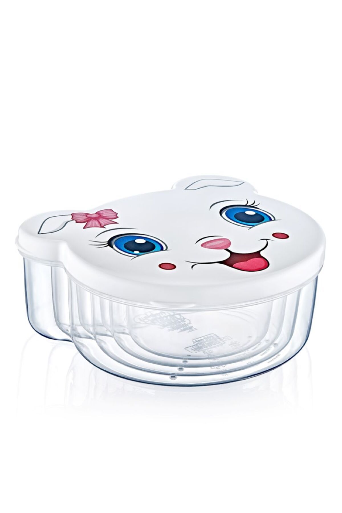 HOBBY LİFE-Zoo Set of 4 Cat Patterned Storage Containers - Bpa Free 2
