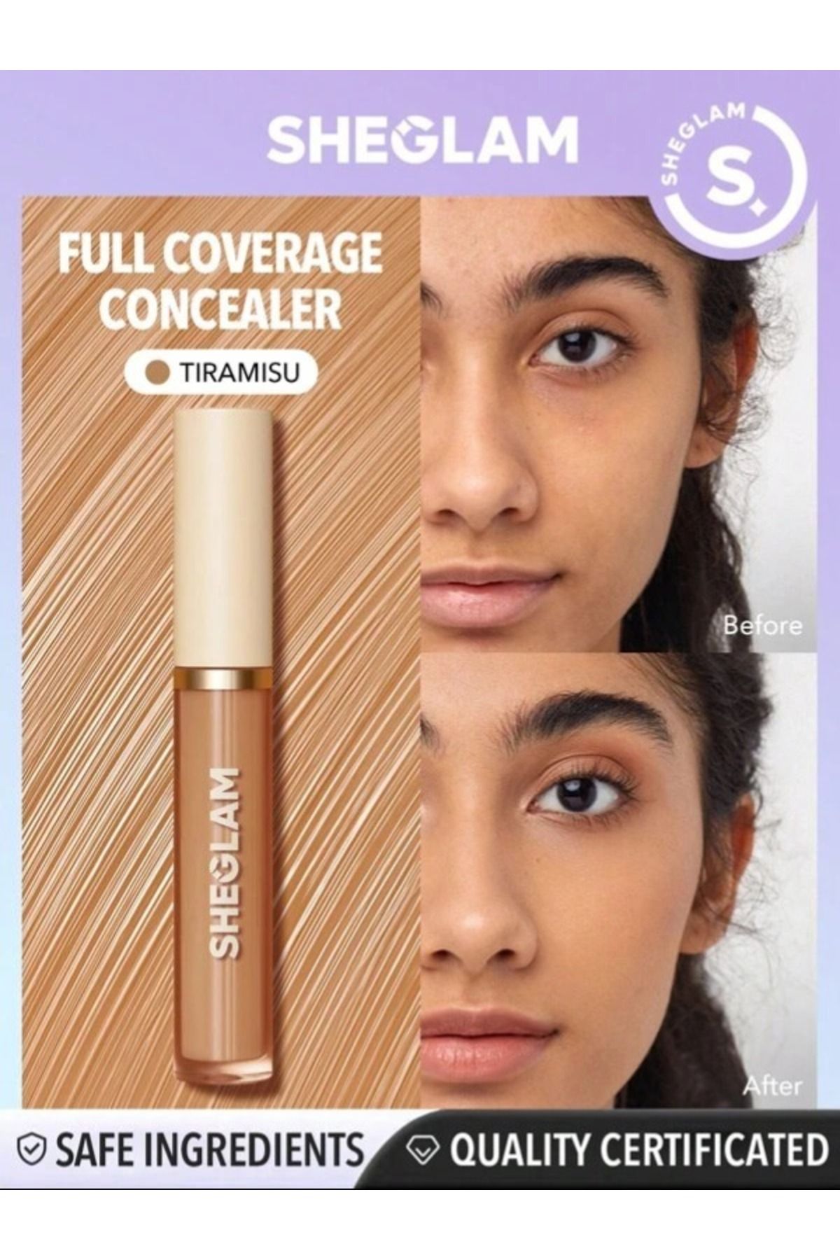 SHEGLAM-concealer Like Magic 12HR Full Coverage Concealer Tiramisu 3