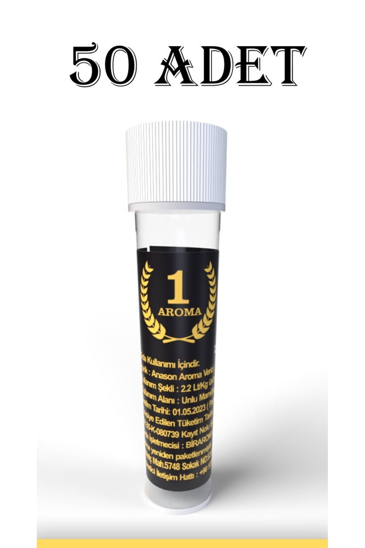 BİRAROMA DİSTİLE ANASON YAĞI 2,7 ML (50 ADET)