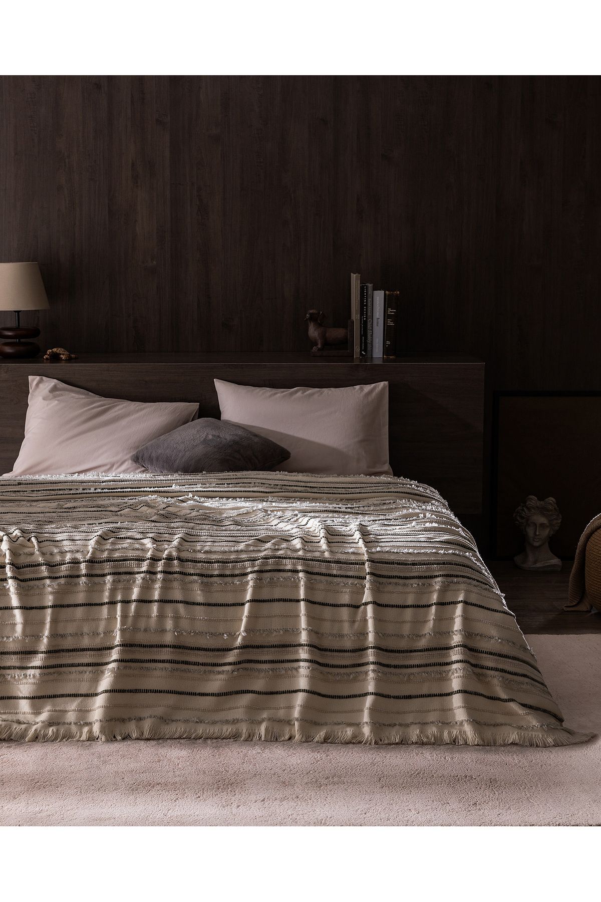 Madame Coco-Two-Person Bedspread - Ecru/Earth 1