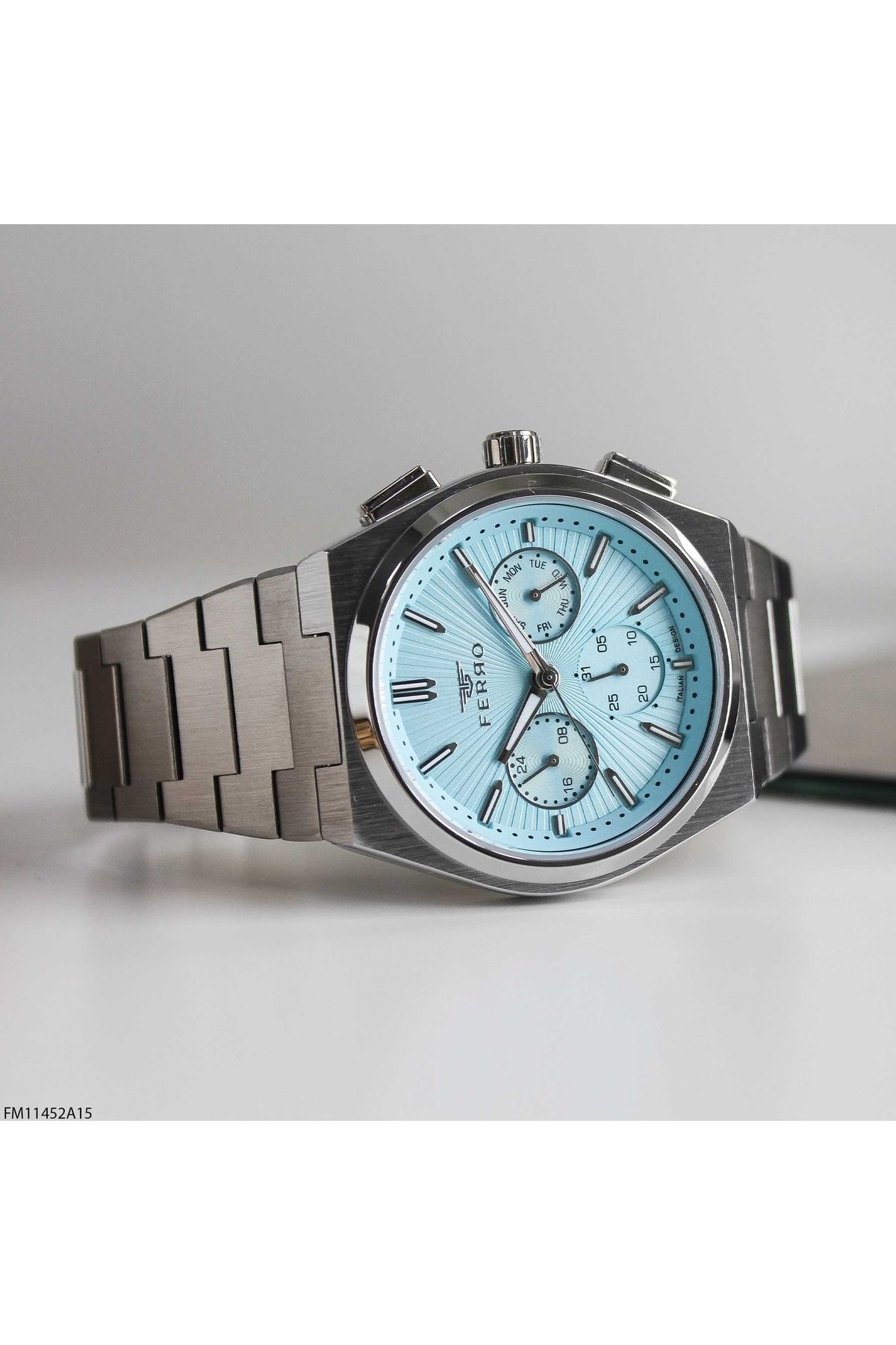 FERRO-Fm11452A15 Men's Wrist Watch with Steel Cord 2