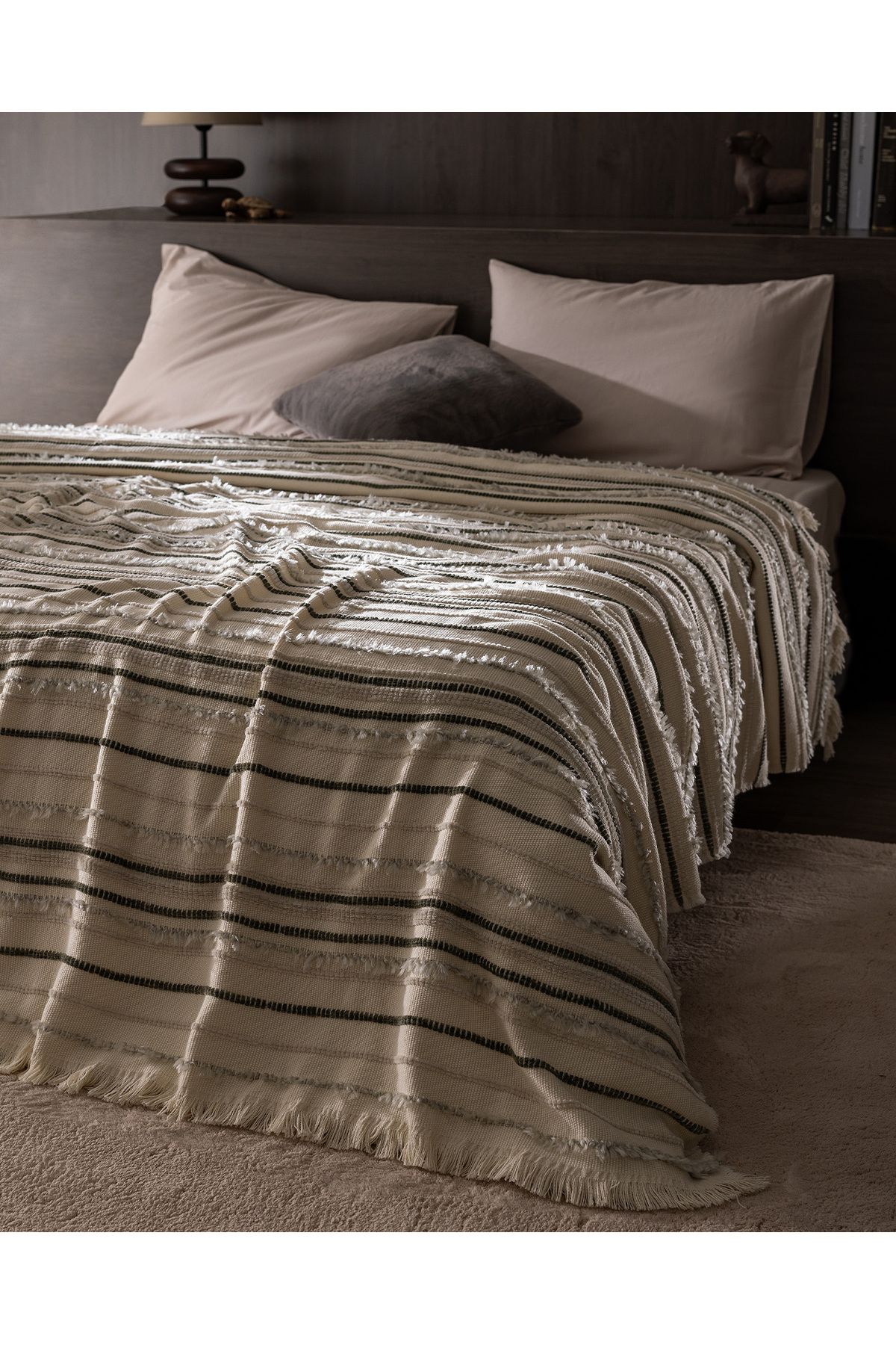 Madame Coco-Two-Person Bedspread - Ecru/Earth 2