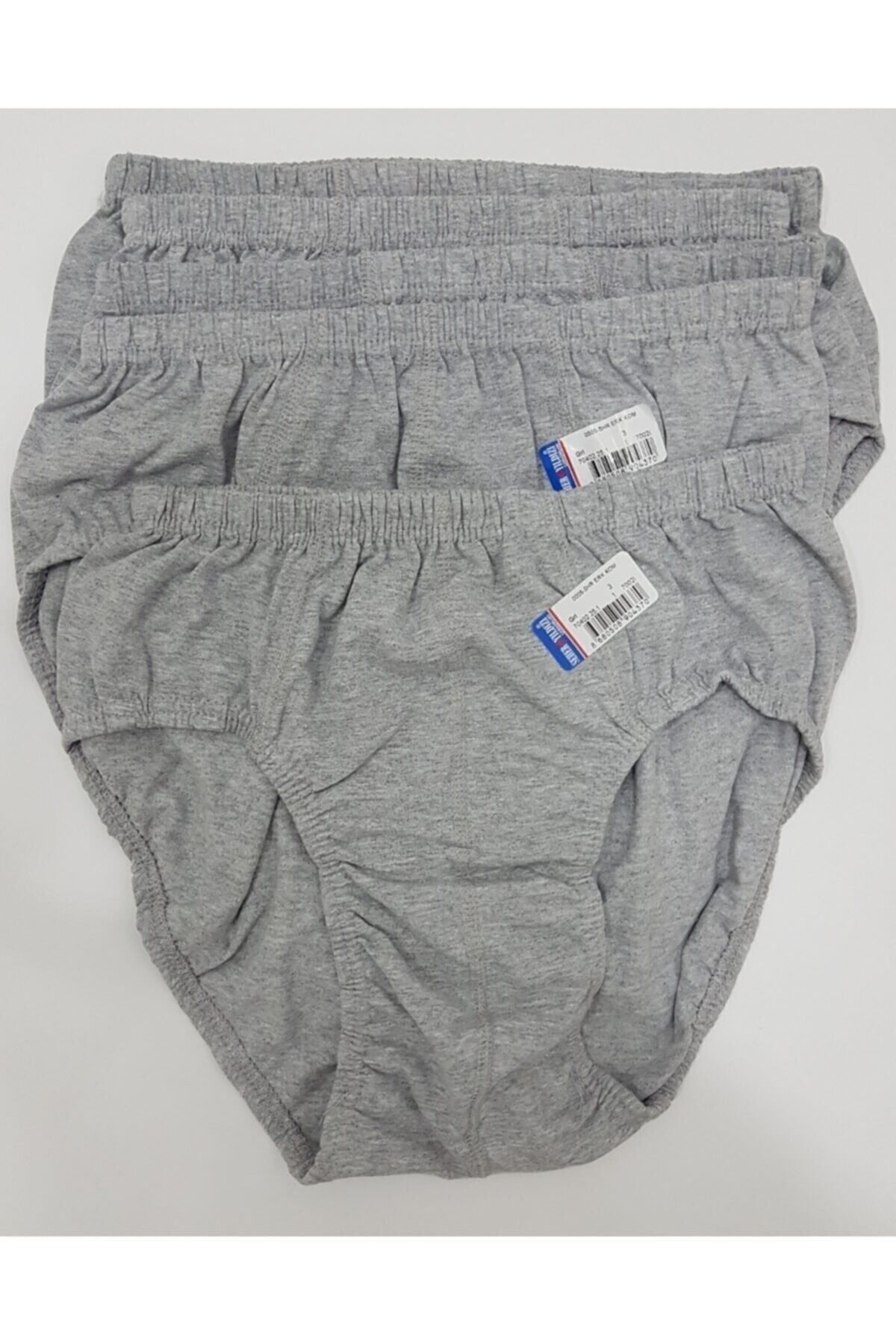 KEYAL Seher Gri Renk 5 Adet Erkek Slip Külot