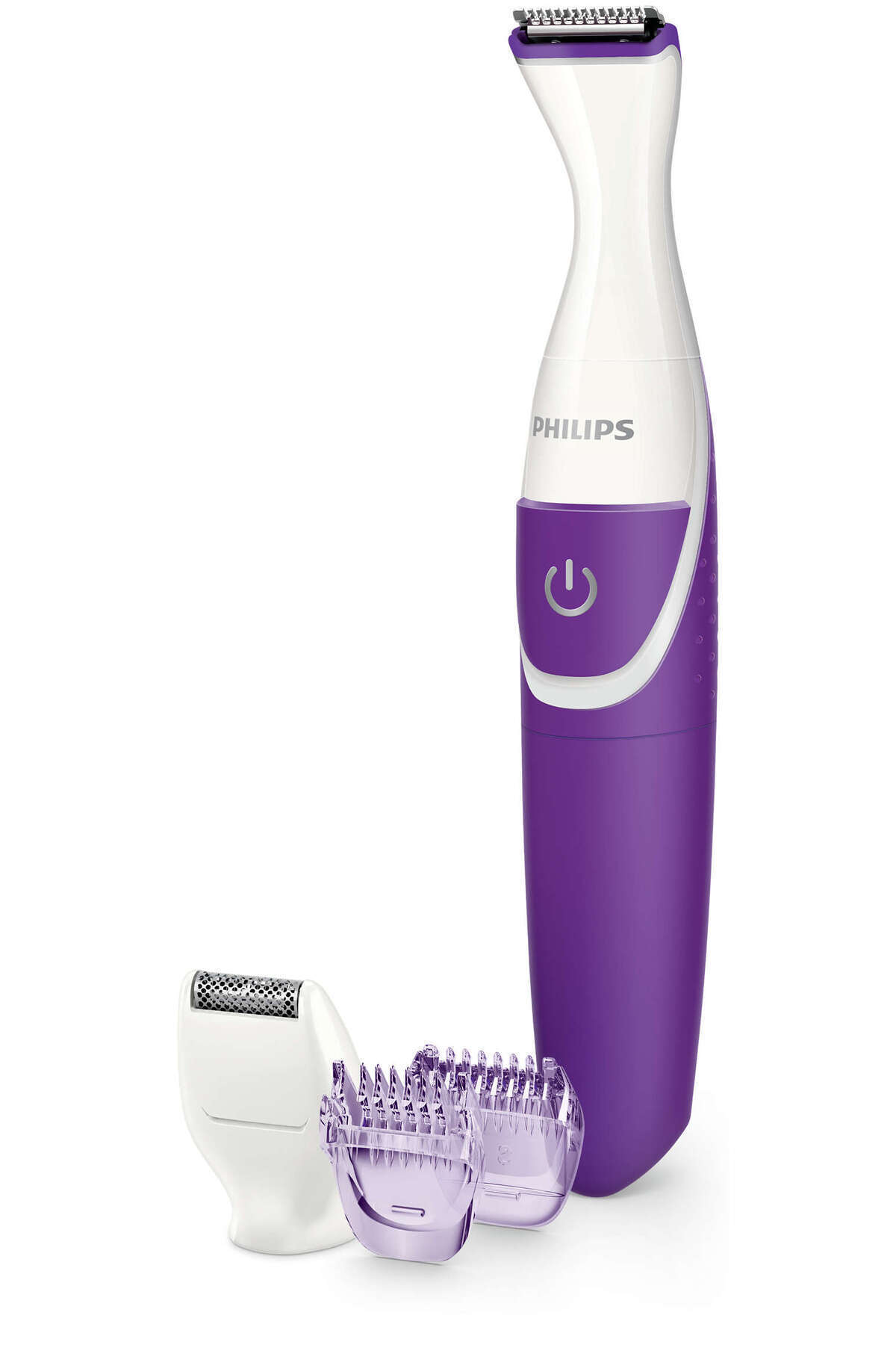 Philips Essential Bikini Trimmer Battery , Brt38315, Whitepurple