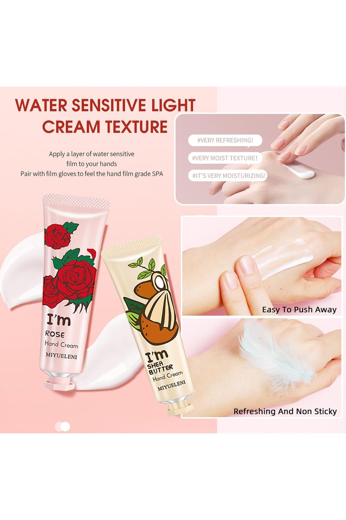 COOYA-10 Pack Hand Cream Gift Set, Natural Plant Moisturizing Hand Cream for Dry Cracked Hands 5