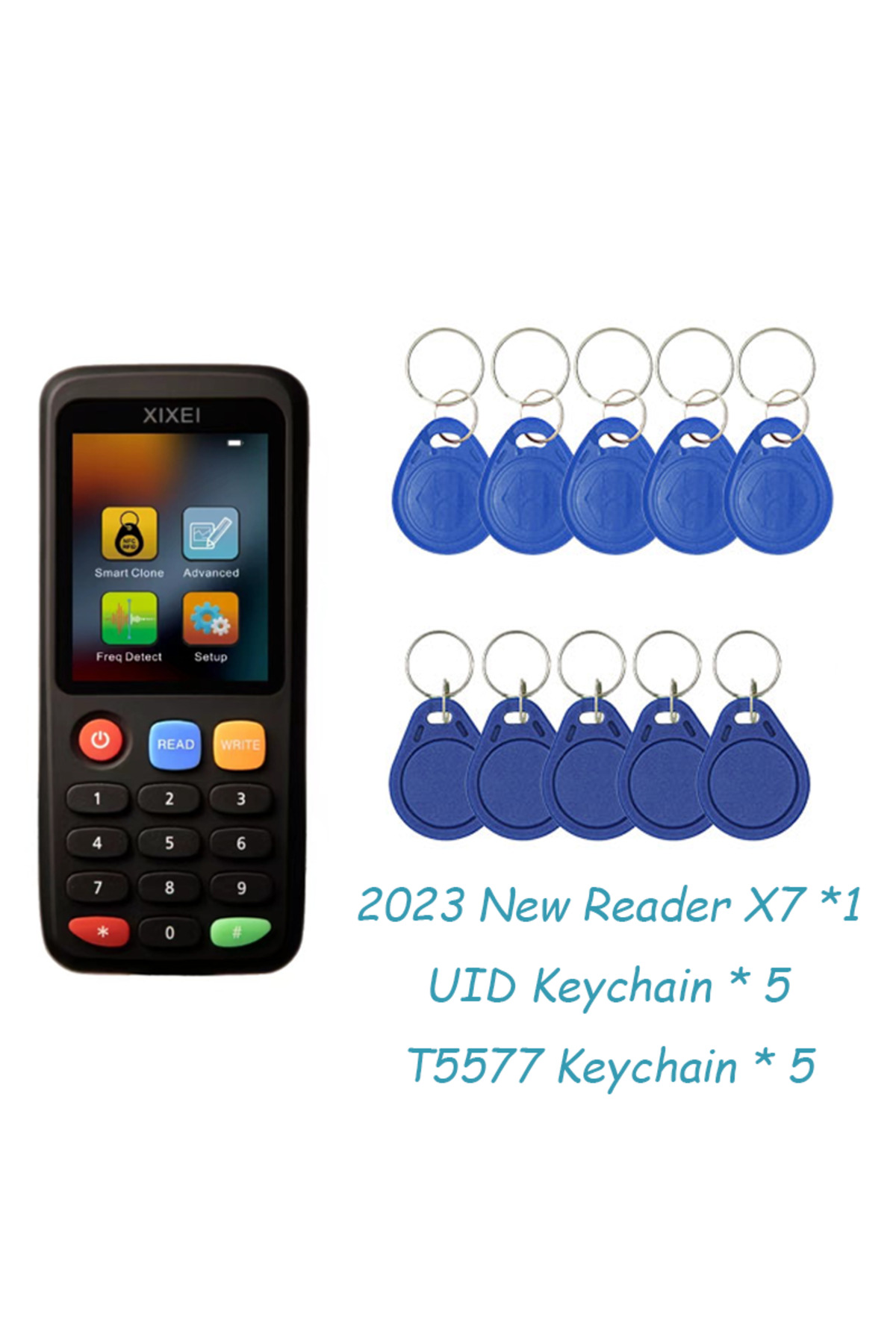 Choice Package 5 X7 RFID Smart Chip Reader IC ID Token Clone Copier ...