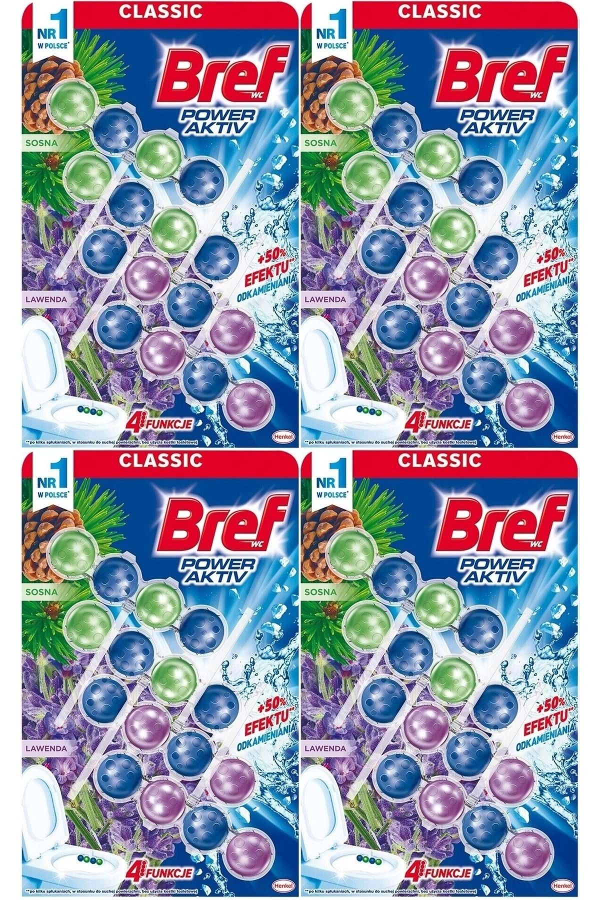 Bref Power Aktiv Klozet Bloğu Çam Ve Lavanta Kokulu (16 LI SET) (4PK*4)