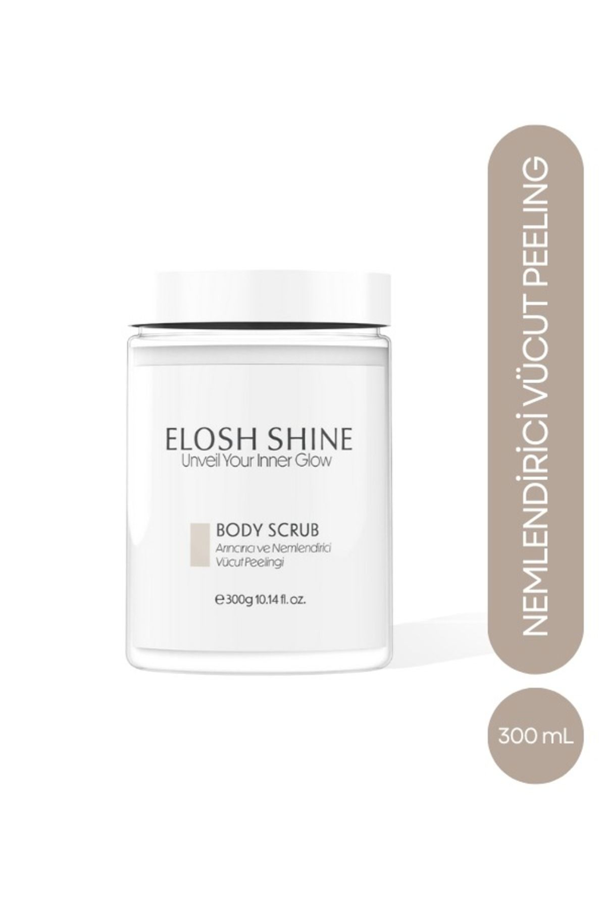 Elosh Shine Body Scrub Besleyici Arındırıcı Nemlendirici Vücut Peelingi 300 gr