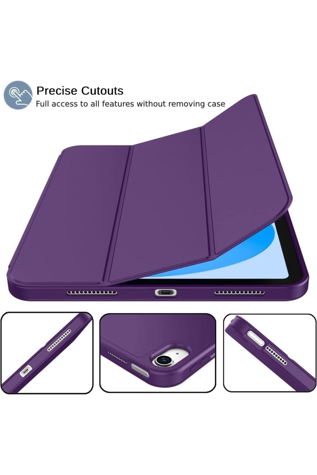 UnDePlus-iPad 10Generation 10.9 Compatible Case with Pen Compartment Smart Case A2696 A2757 A2777 (NOT AIR) 4