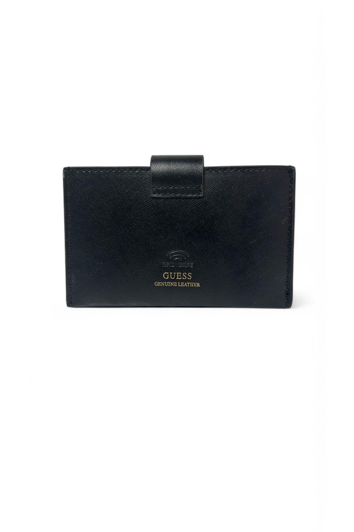 Guess-Suport card portofel din piele naturală Laurel RW1773P5201 5