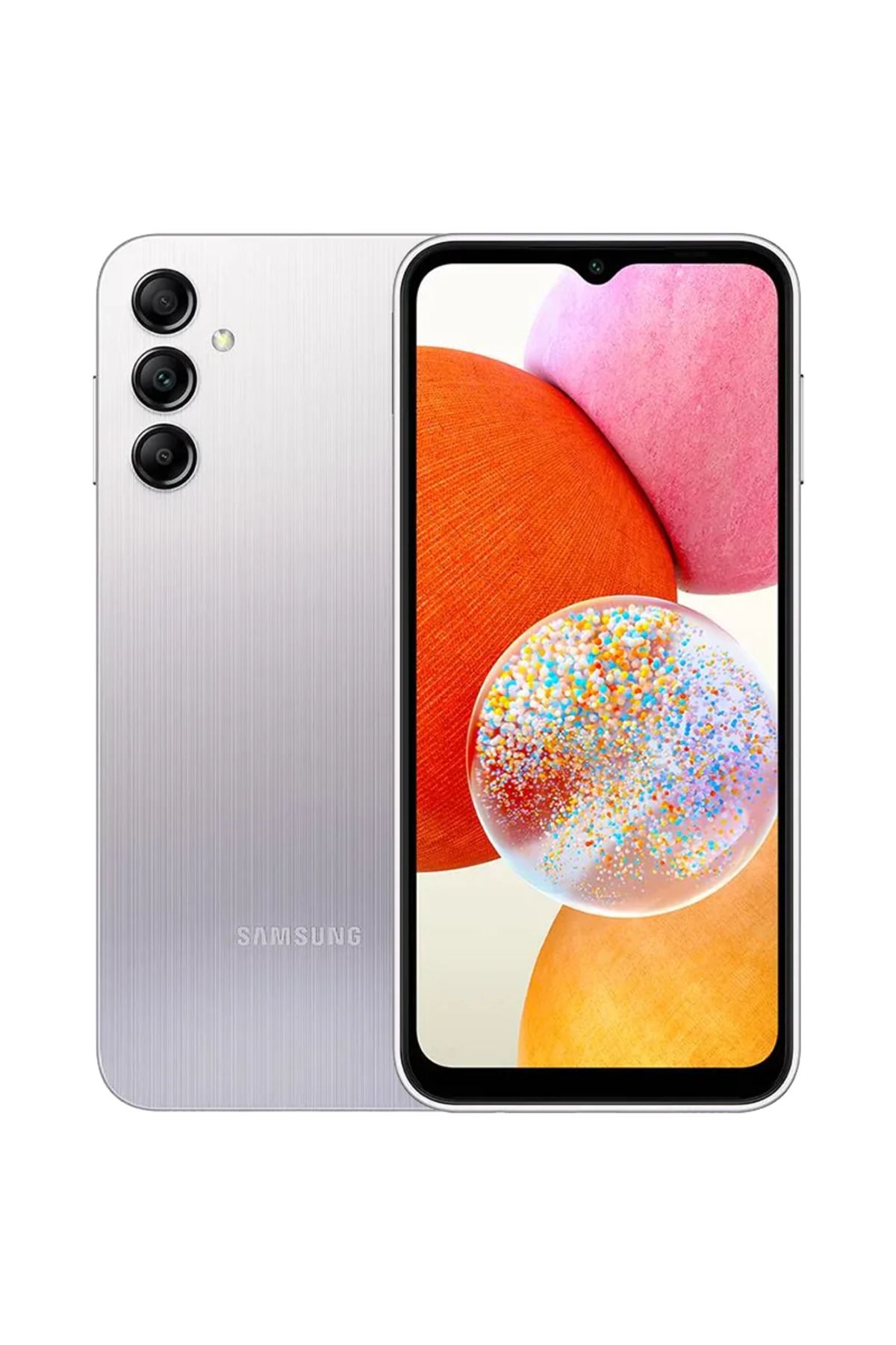 Samsung Yenilenmiş  Galaxy A14 128 GB Gümüş Cep Telefonu (12 Ay Garantili) - C Kalite