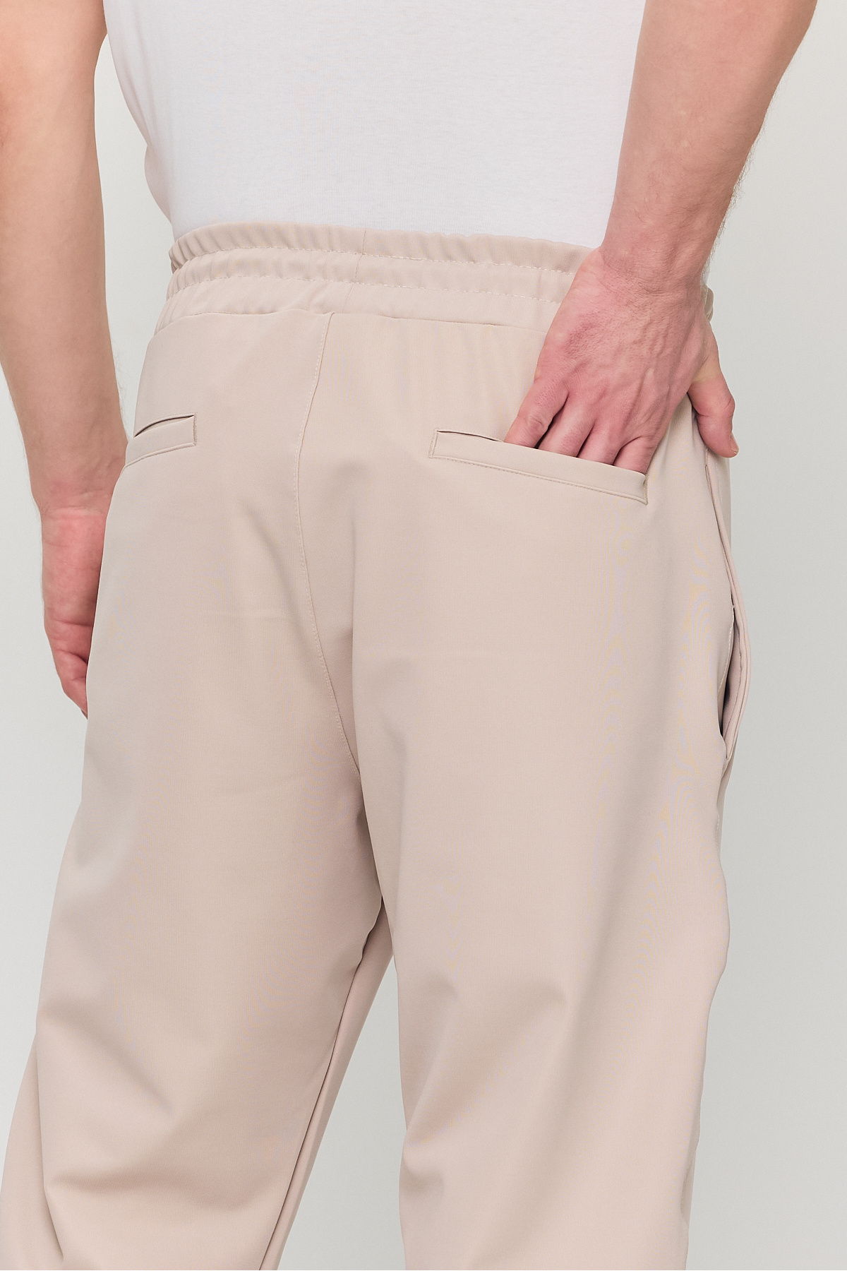 YXC Trend Maker-Men's Slim Fit Elastic Waist Drawstring Lycra Comfortable Jogger Pants 8