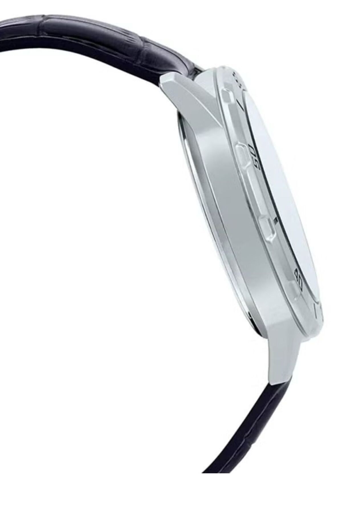 Casio-Casio Men's Analog-Digital Leather Strap Watch MTP-VD01L-1EVUDF - 45 mm - Black 6
