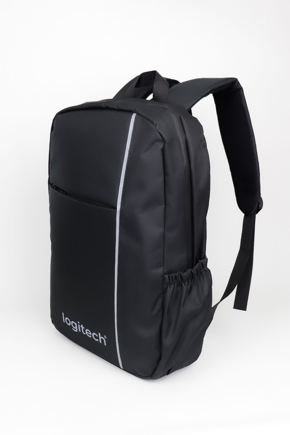 logitech-Original 4 Compartments Unisex 15.6" Water Repellent Fabric with Laptop Compartment Backpack for Notebook Computer 5