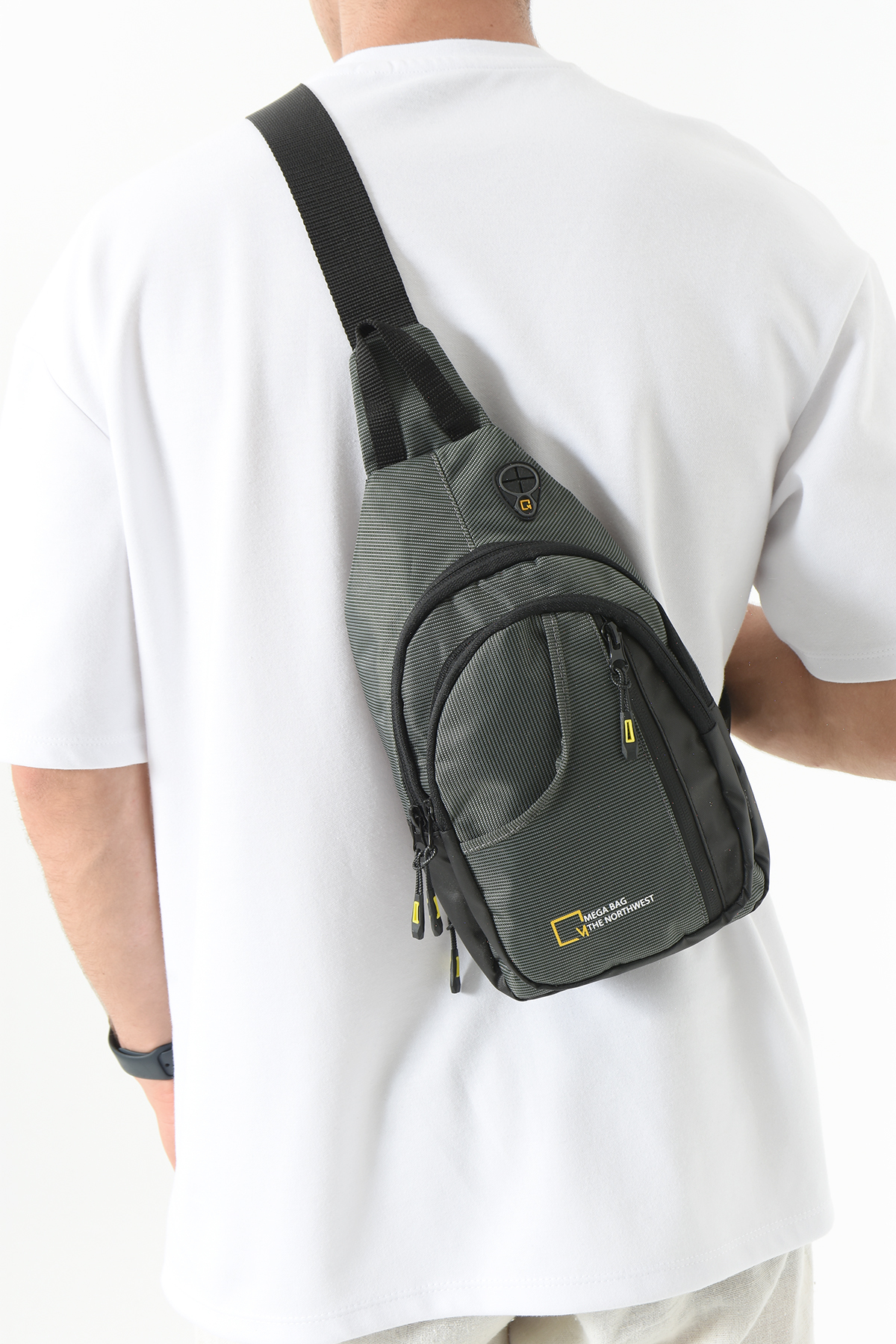 M 1021 Unisex Göğüs Çapraz Çanta, Body Bag
