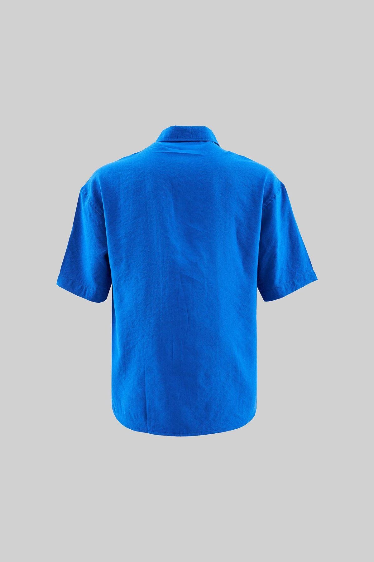 Machinist-Men's Basic Saks Blue Shirt 3