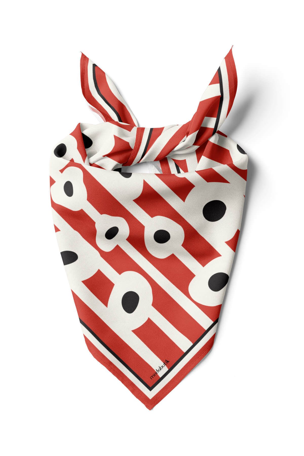 Modabutik Bandana Cu Modele Geometrice Femeie - 55x55