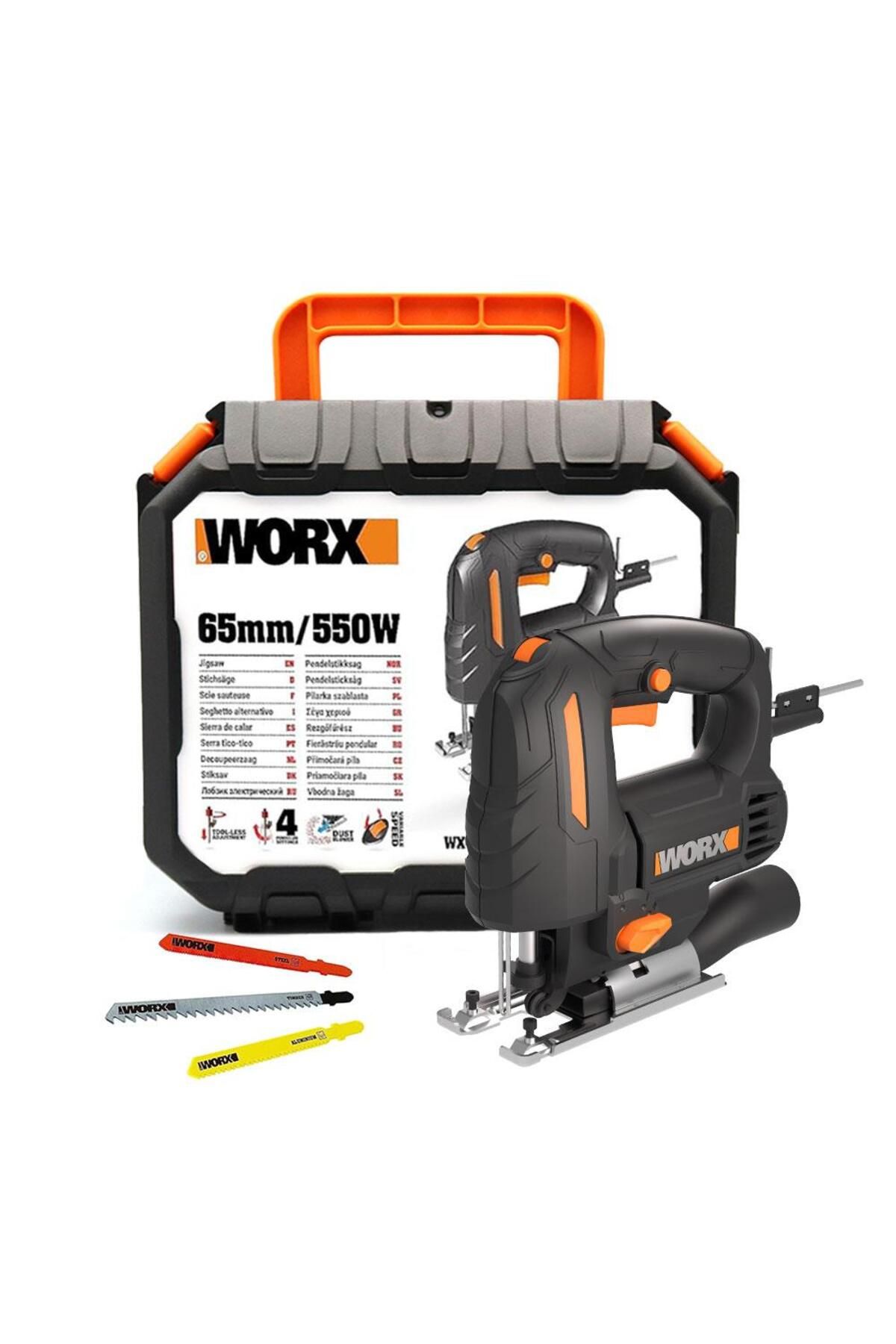Pazarcan Worx Wx463 550Watt Devir Ayarlı Profesyonel Dekupaj Testere