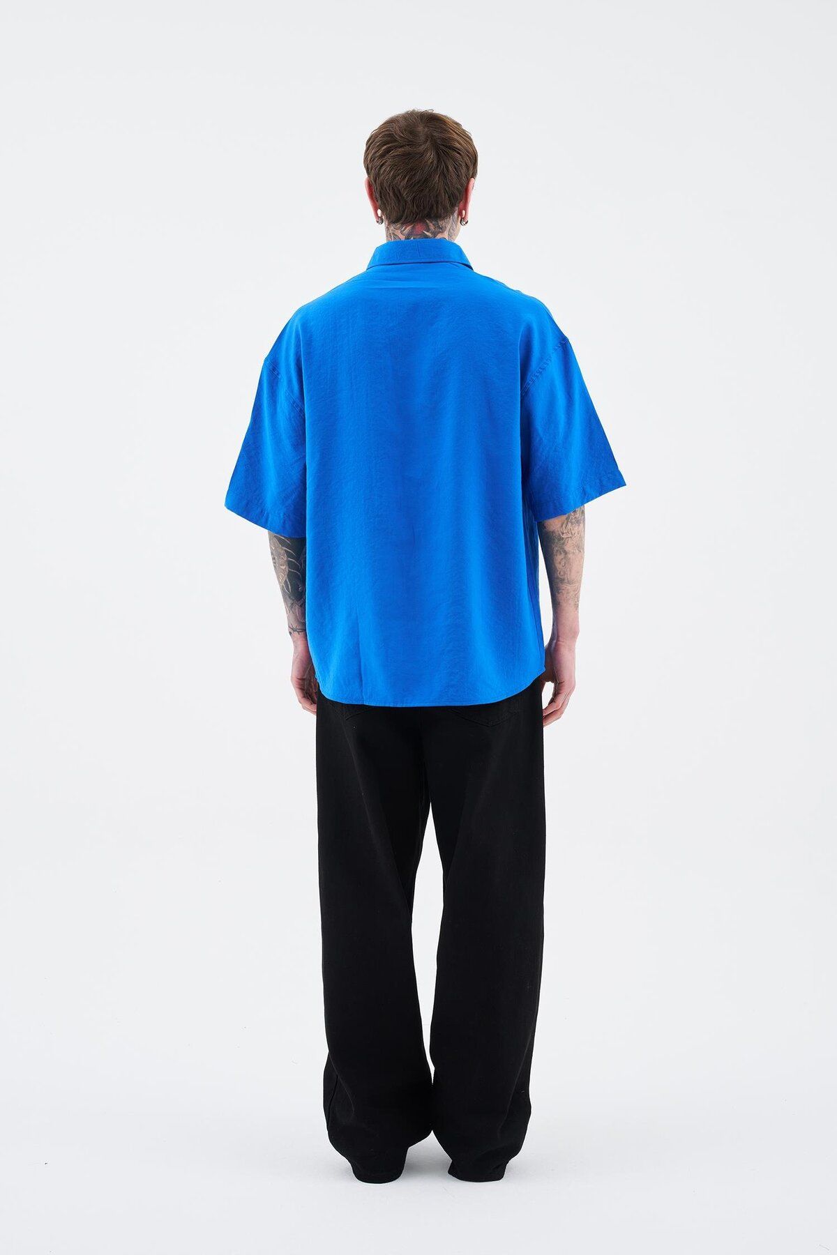 Machinist-Men's Basic Saks Blue Shirt 6