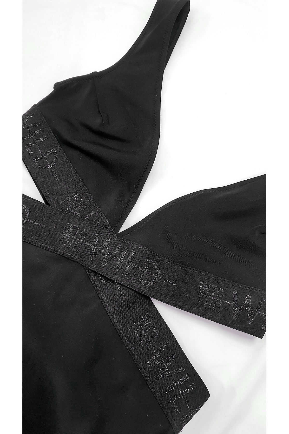 DEEP BEACH-Black Wide Elastic Stripe Swimsuit (Db 200511 Ma) 3