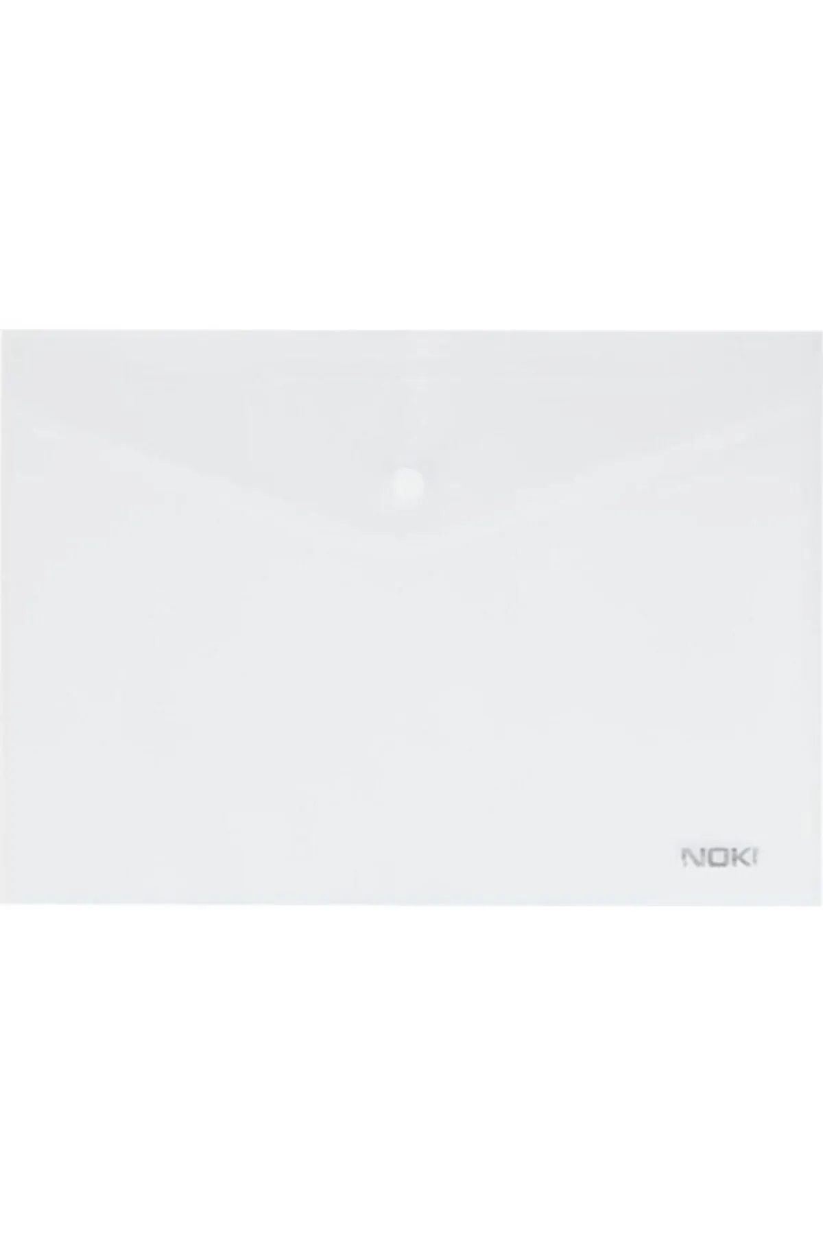 Noki-120 Pcs Clear A4 Snap Closure File Envelope File 4