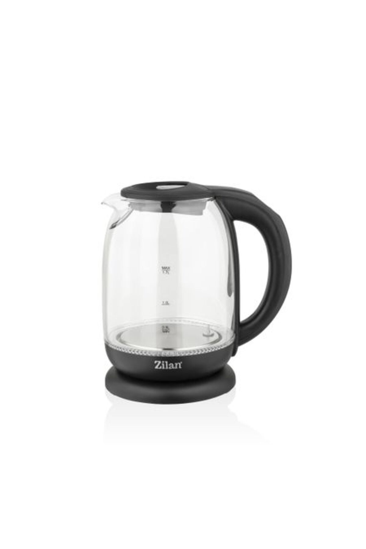Zilan Fierbator Apa Zilan Zln-3956, 2200w, 1.7l, Control Temperatura, Iluminare Led, Sticla - One Size