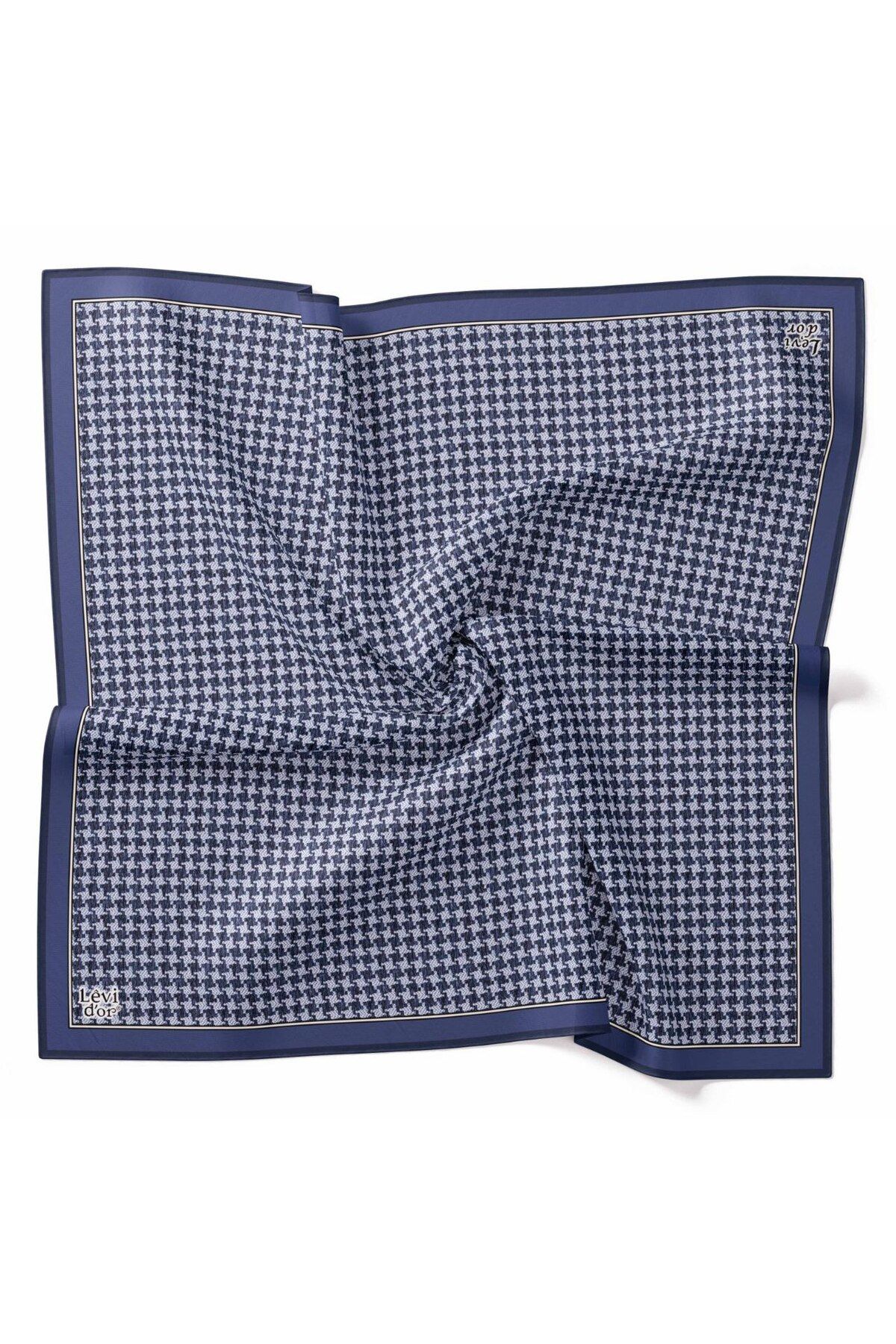 Levidor-Puzzle Pattern Crowbar Sparkling Crystal Scarf 2