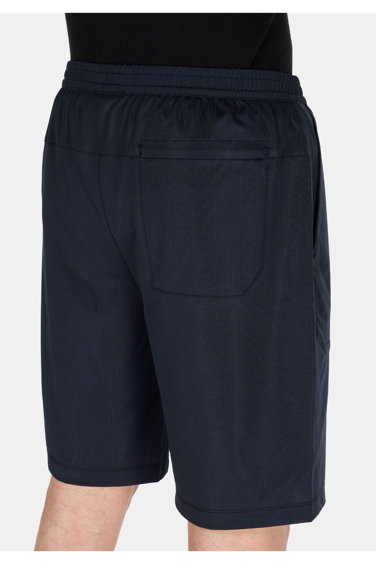 Colin's-Pantaloni scurți negri pentru bărbați, cu talie medie, cu croiala normală 5