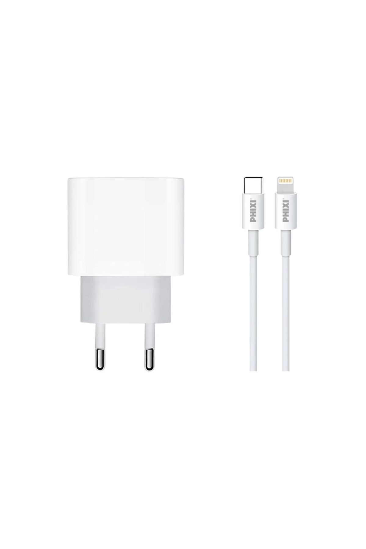 EGstore Force Qch281l Pd Destekli 15w Type-c To Lightning Usb Kablolu Şarj Cihazı - Lisinya