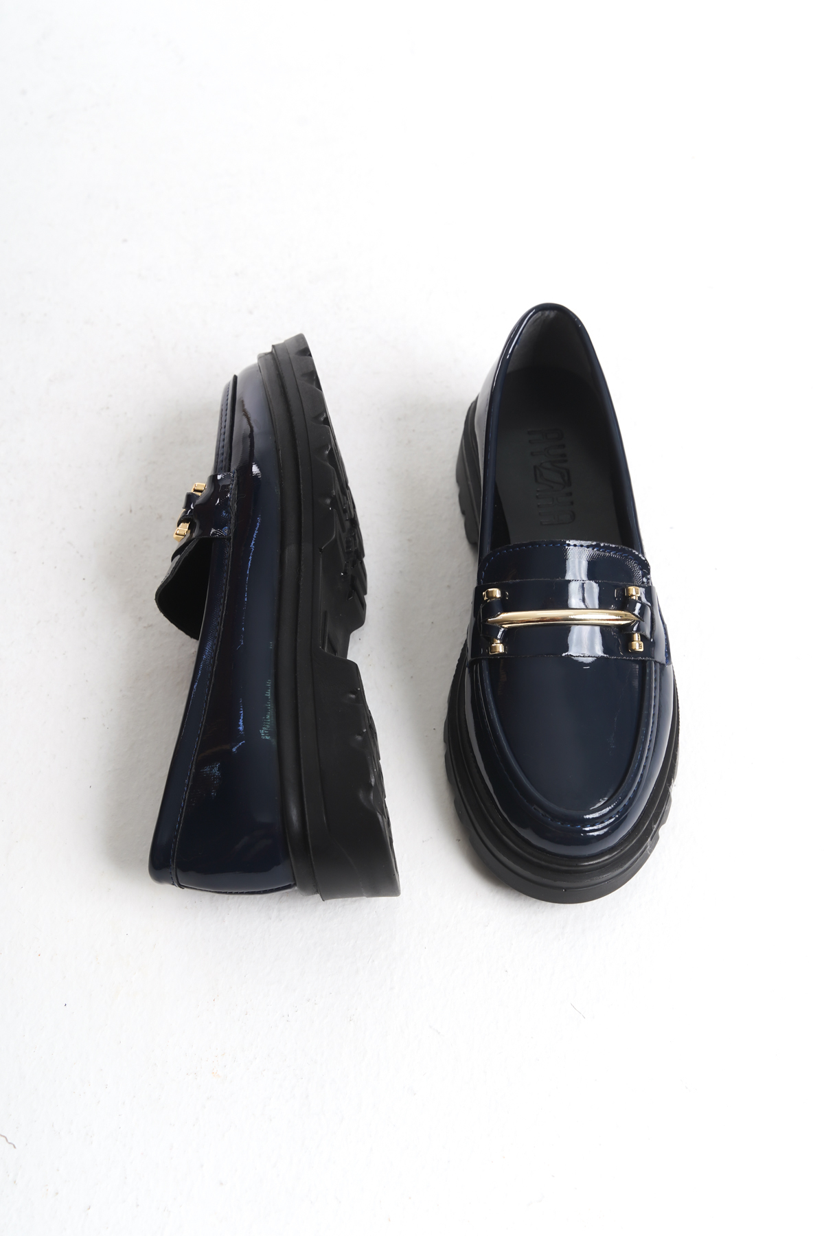 Redoxy Kadın Hafif ve Kalın Tabanlı Günlük Casual Oxford, Toka Detaylı Loafer Ayakkabı görsel 2