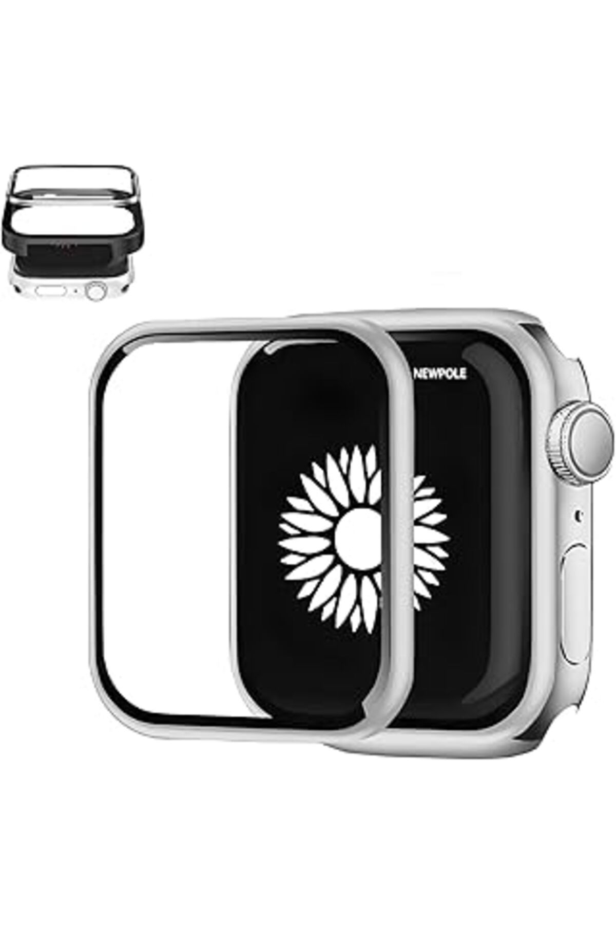 robotrend Newpole [Seri Se 6 5 4 44Mm Alüminyum Çerçeve] Watch Ekran Koruyucu Watch Se 6 5 4 44Mm Ekran Koruy