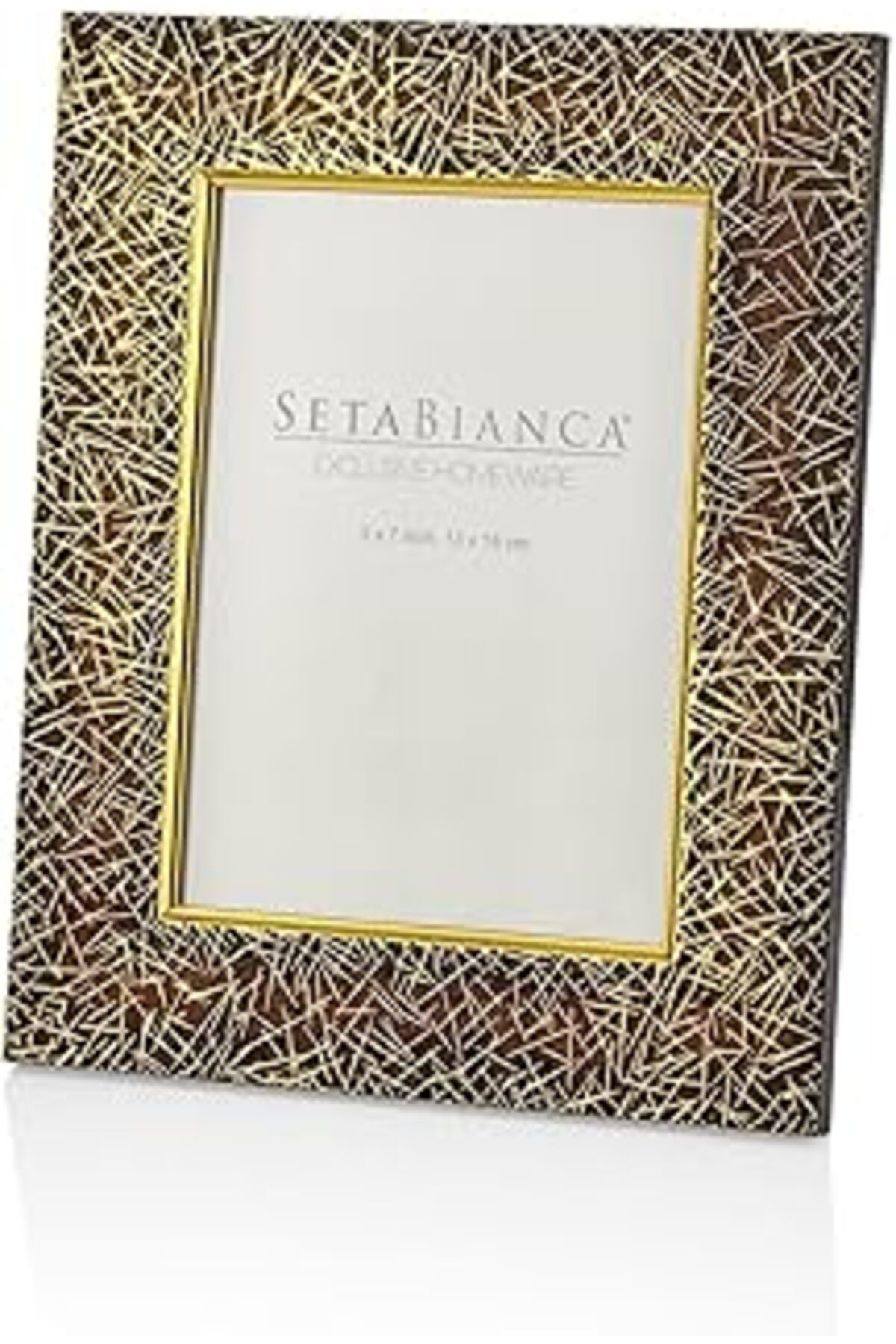 Hepta Collection Setabianca Pf-022a Frame Bamboo Forest Gold, 13x18cm